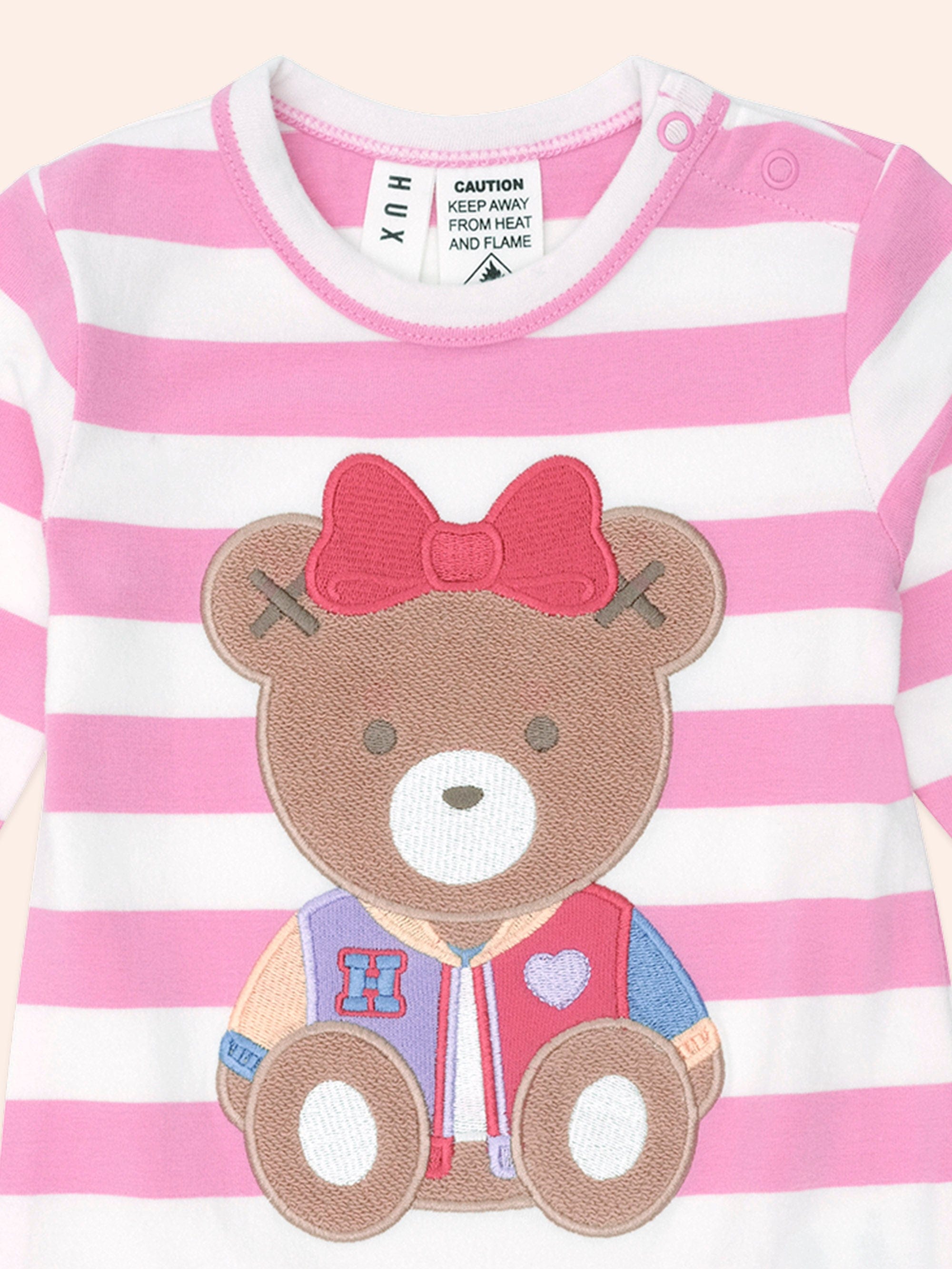 Varsity Huxette Romper ROMPER Huxbaby