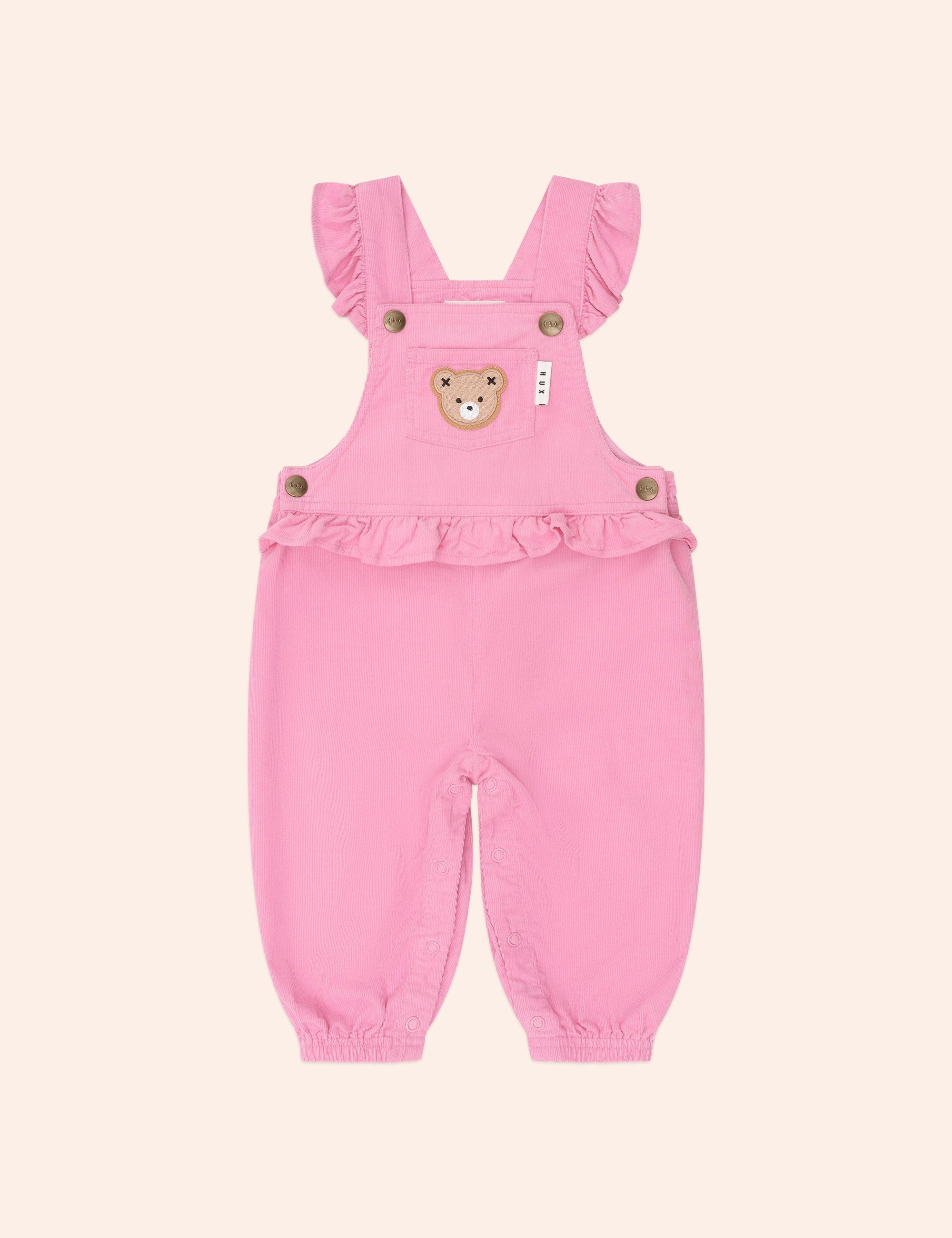 Classic Frill Cord Overall ROMPER Huxbaby
