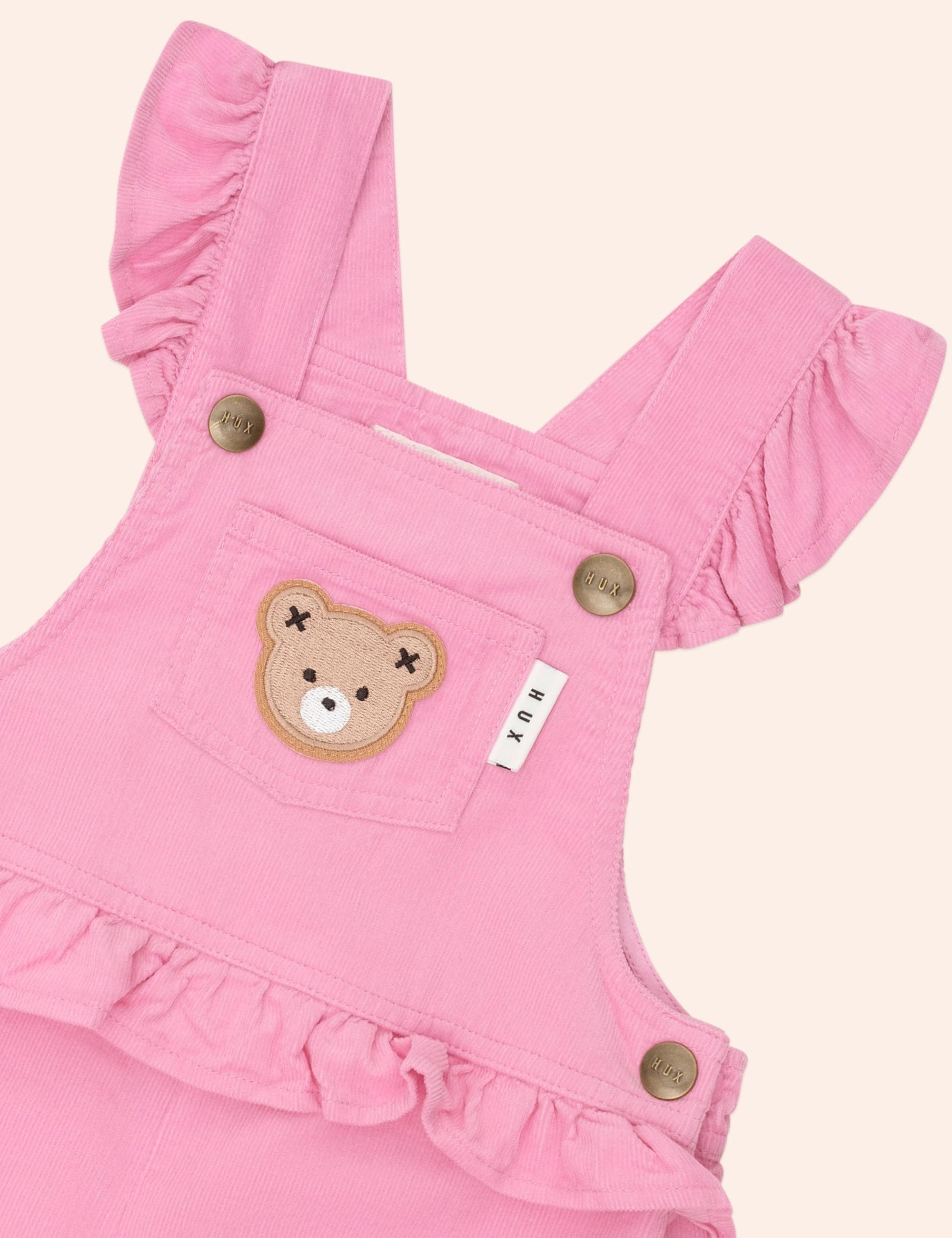 Classic Frill Cord Overall ROMPER Huxbaby