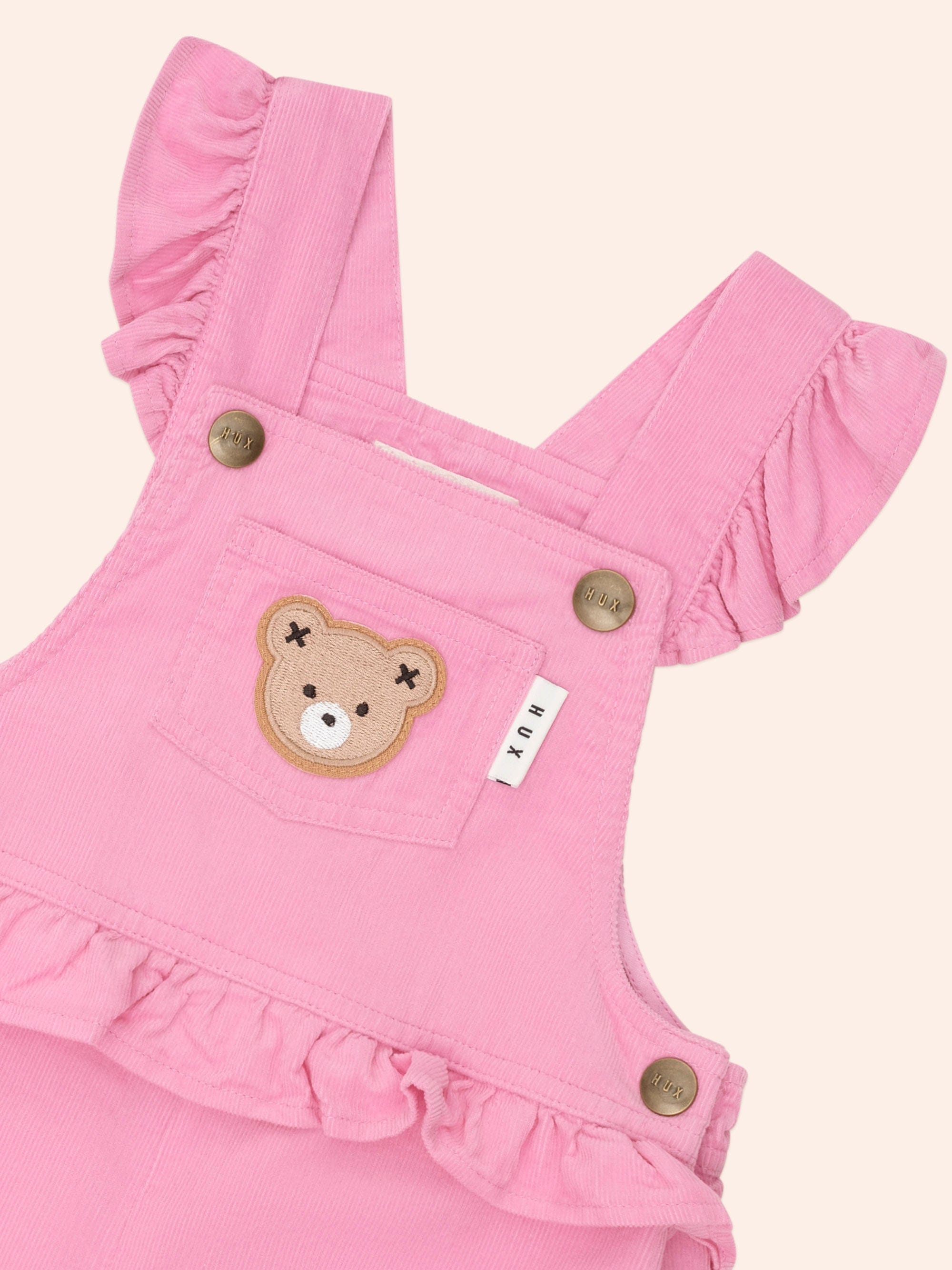 Classic Frill Cord Overall ROMPER Huxbaby