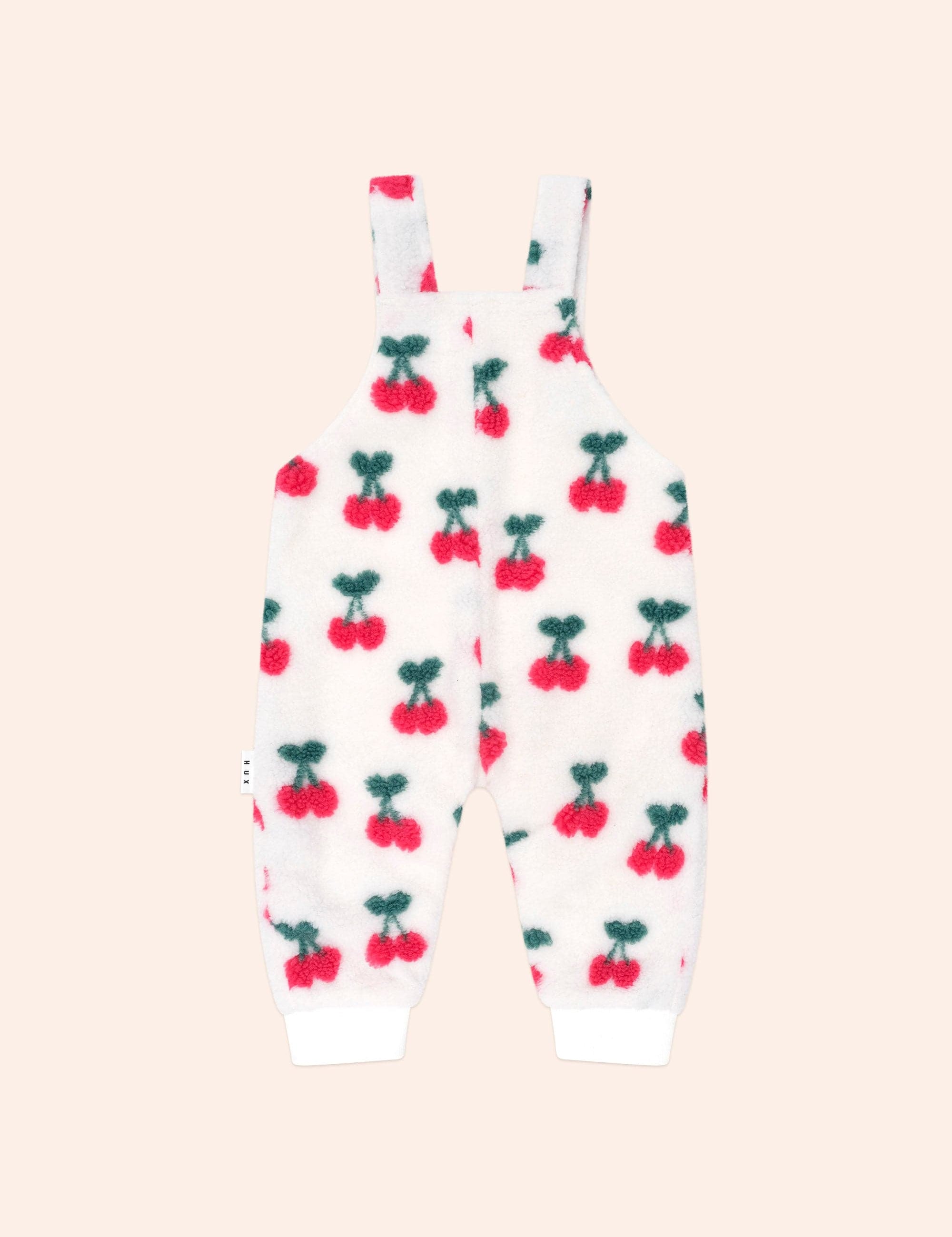 Very Cherry Sherpa Overalls OVERALL Huxbaby