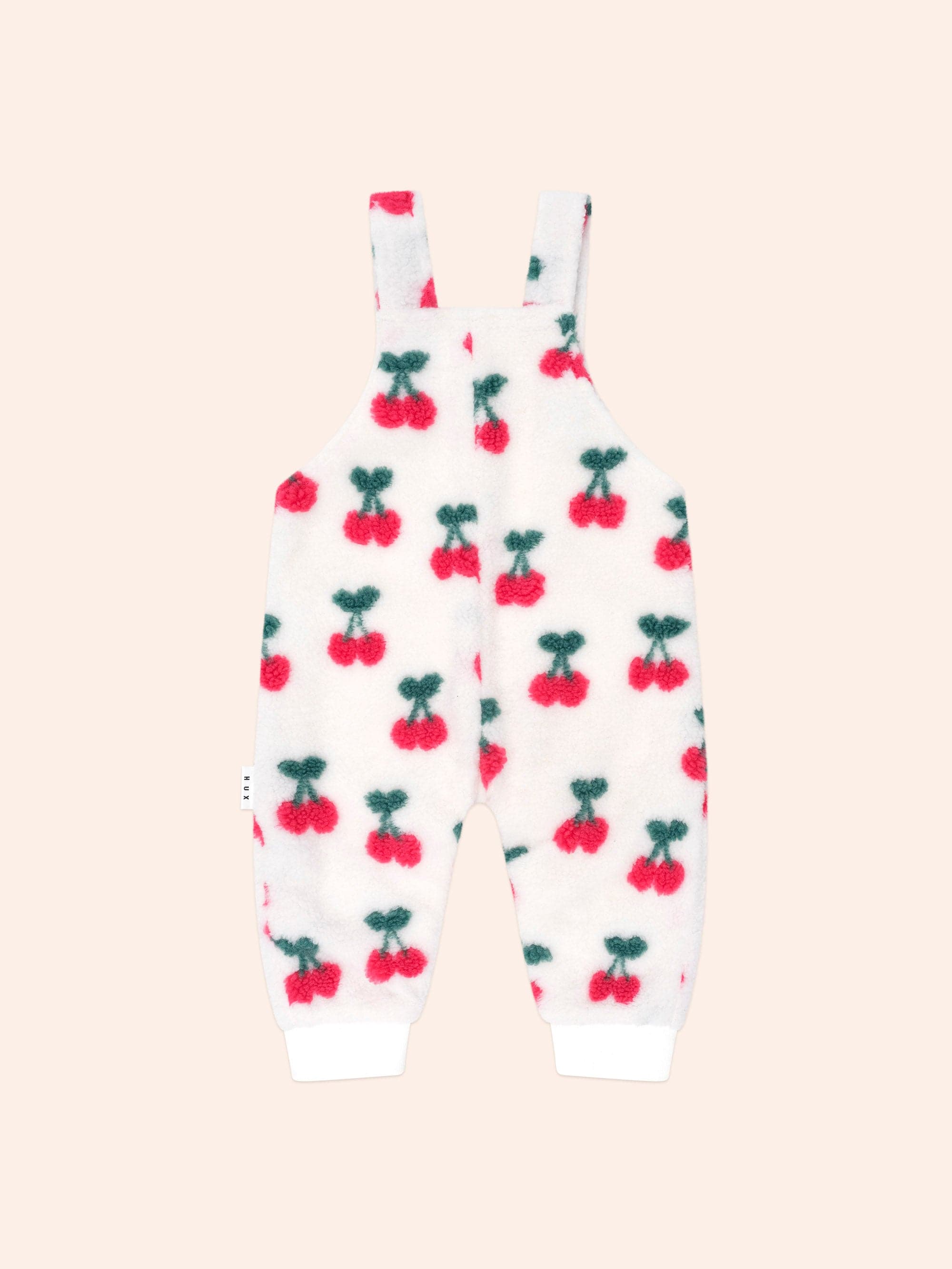 Very Cherry Sherpa Overalls OVERALL Huxbaby
