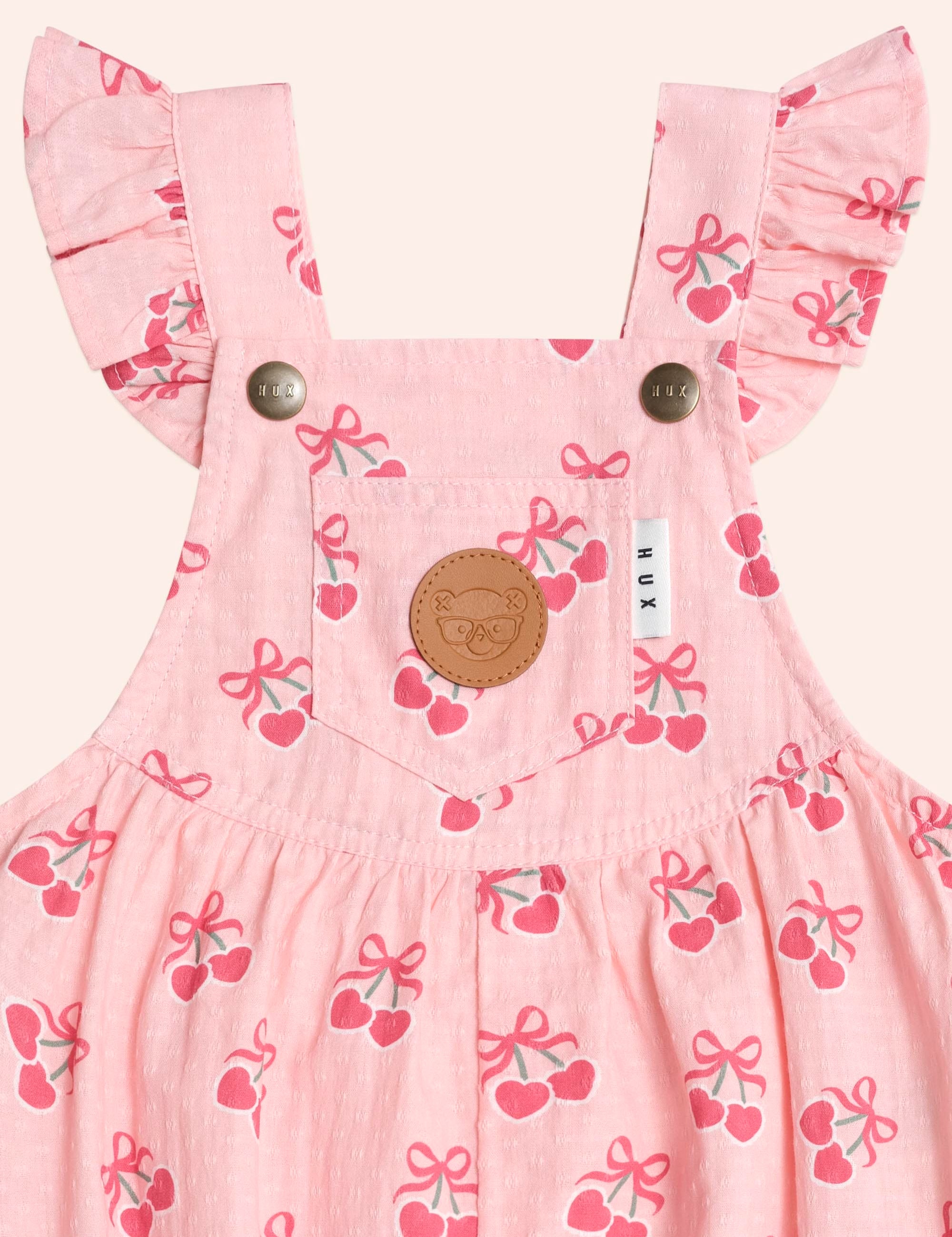 Cherry Pie Frilly Playsuit PLAYSUIT Huxbaby