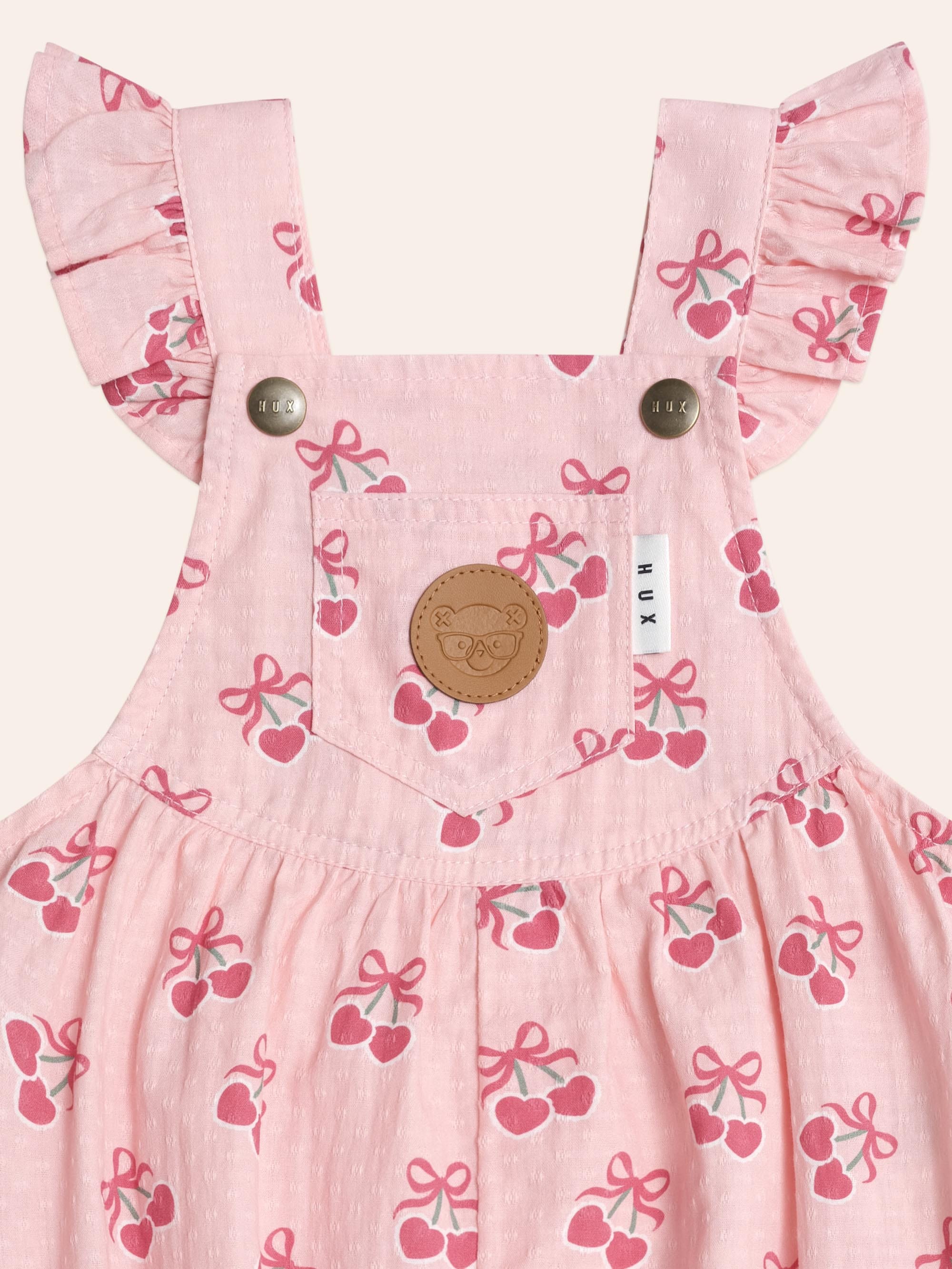 Cherry Pie Frilly Playsuit PLAYSUIT Huxbaby