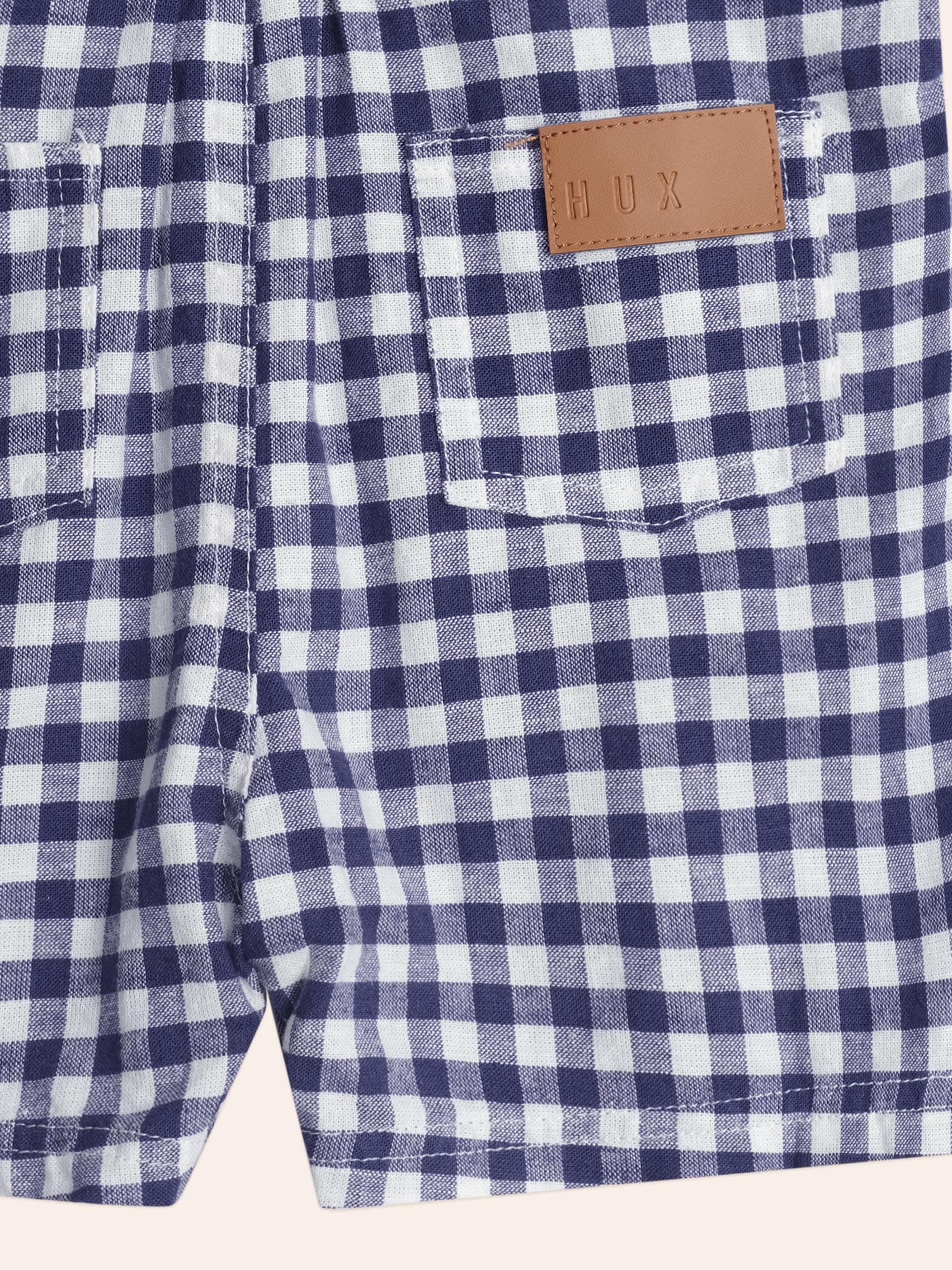 Check Short Overalls OVERALL Huxbaby