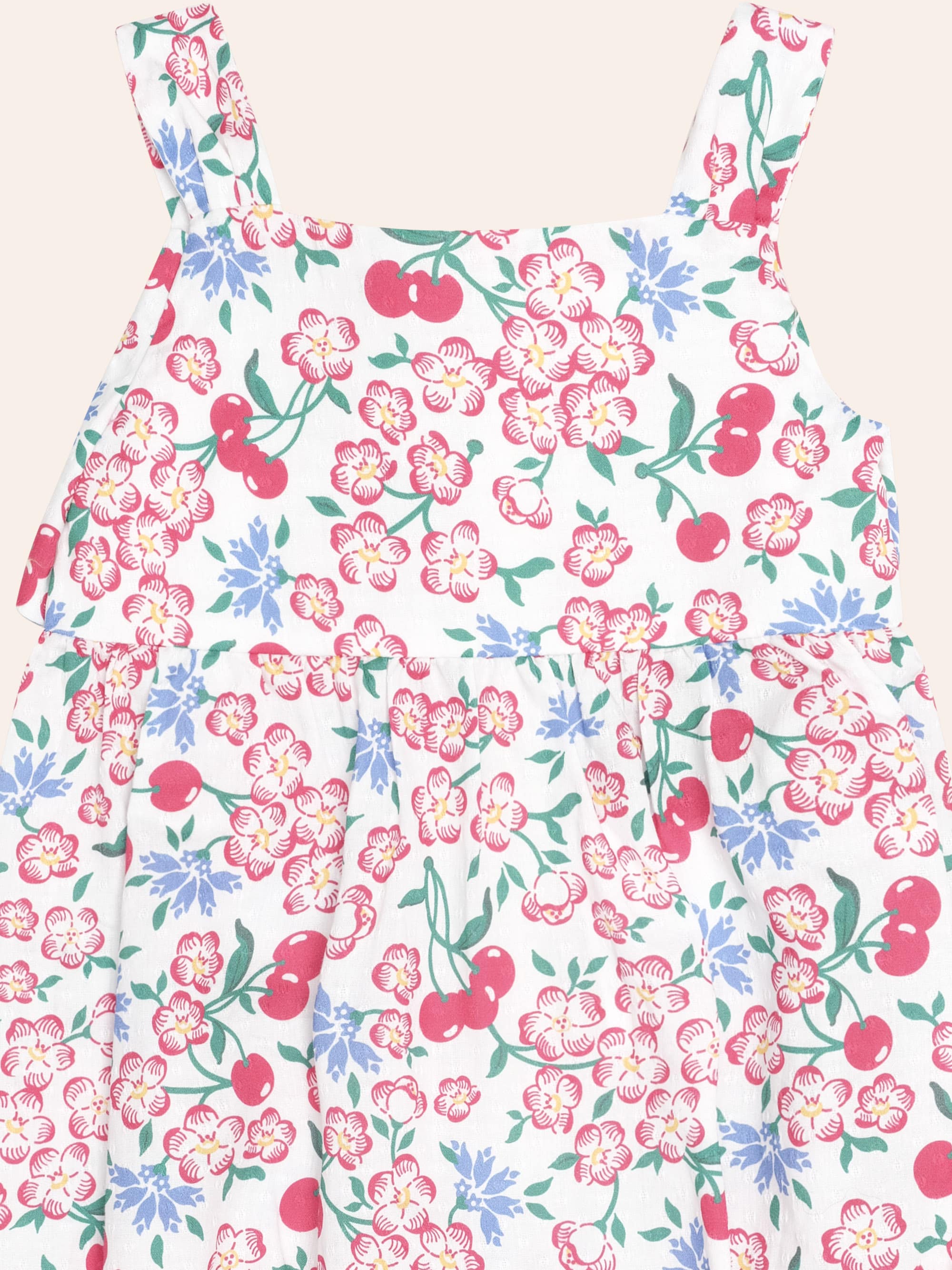 Tropical Floral Tie Romper PLAYSUIT Huxbaby Shopify