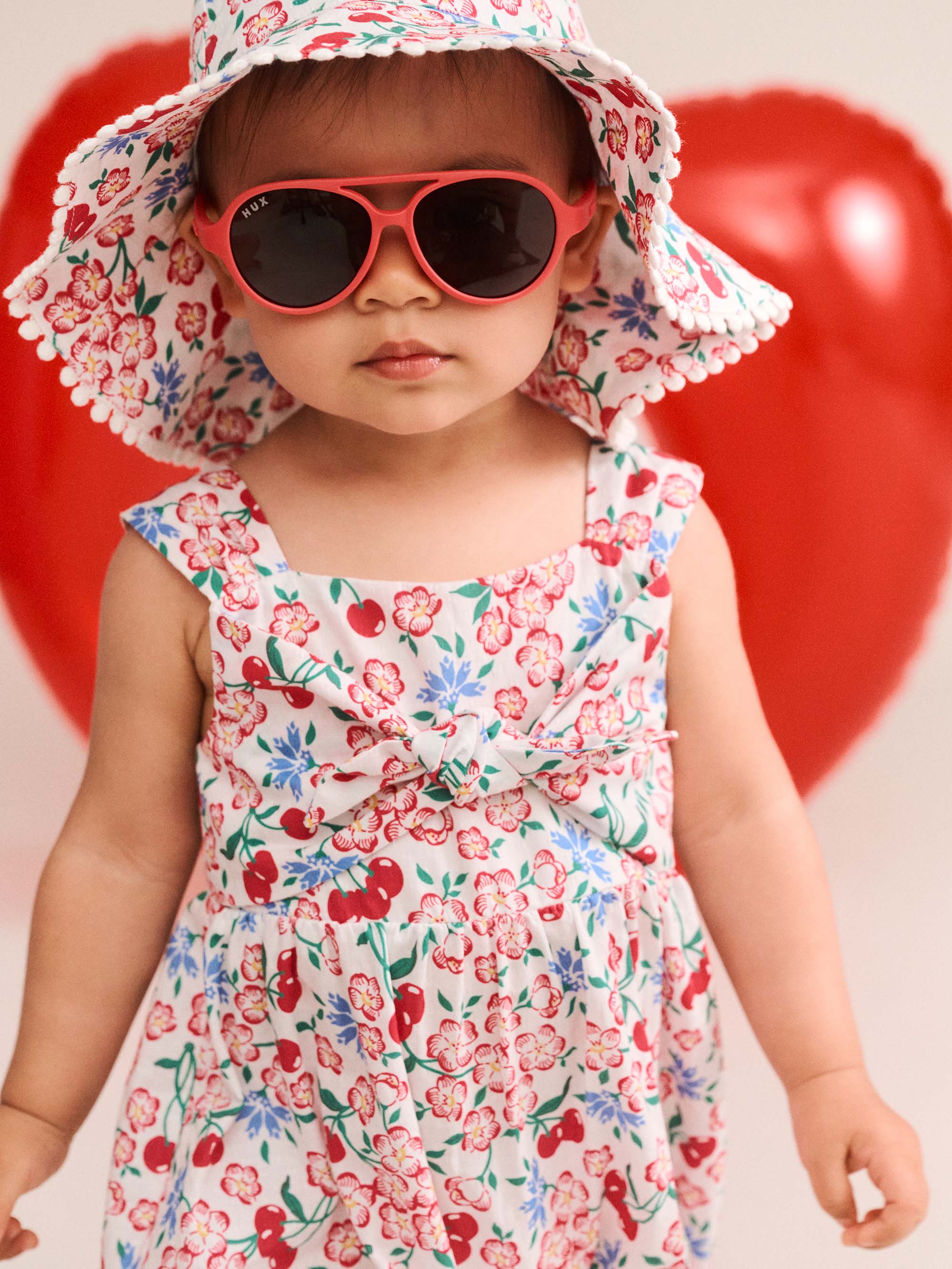 Tropical Floral Tie Romper PLAYSUIT Huxbaby Shopify