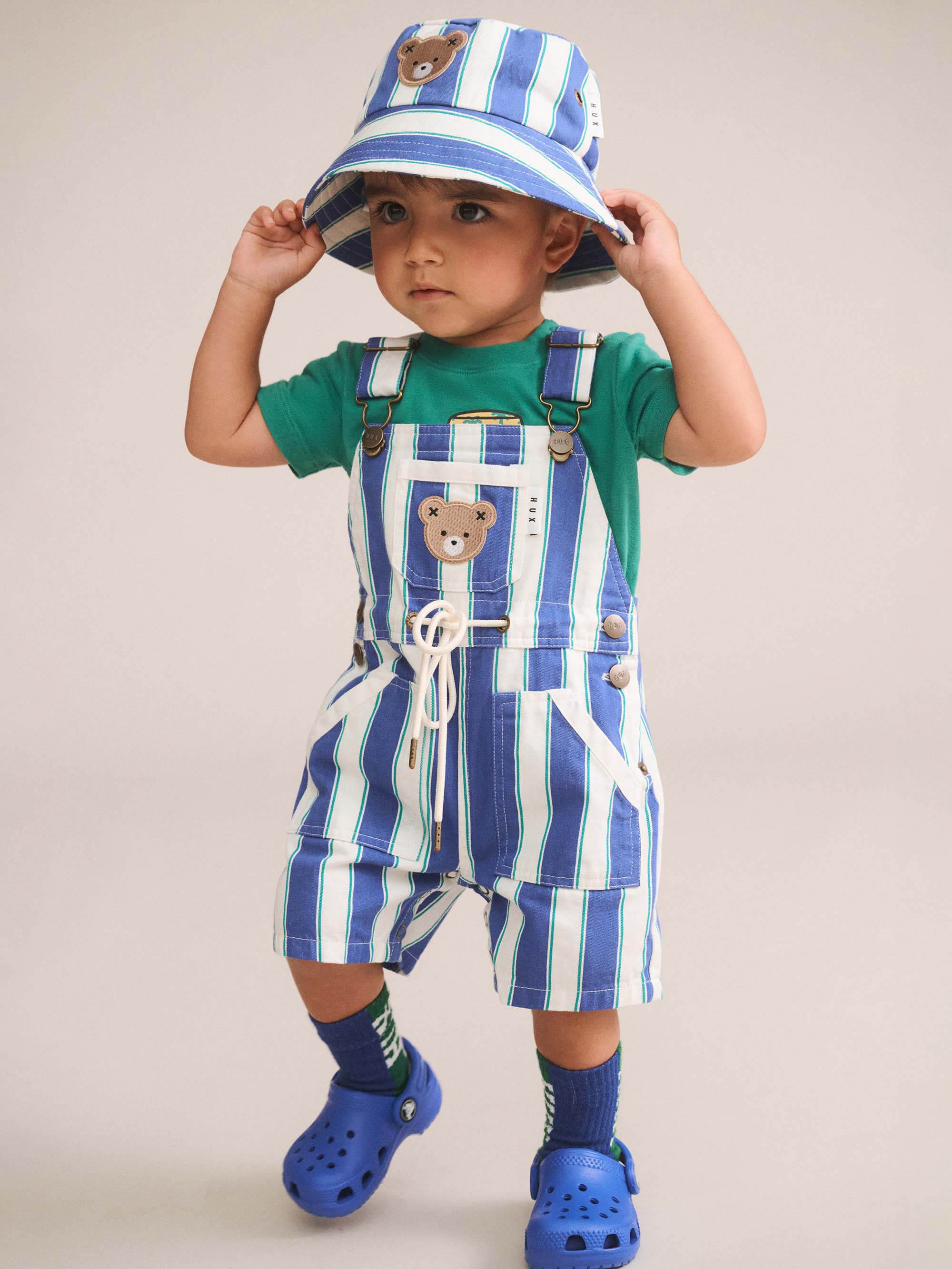 Tropical Stripe Shortall SHORTALL Huxbaby Shopify
