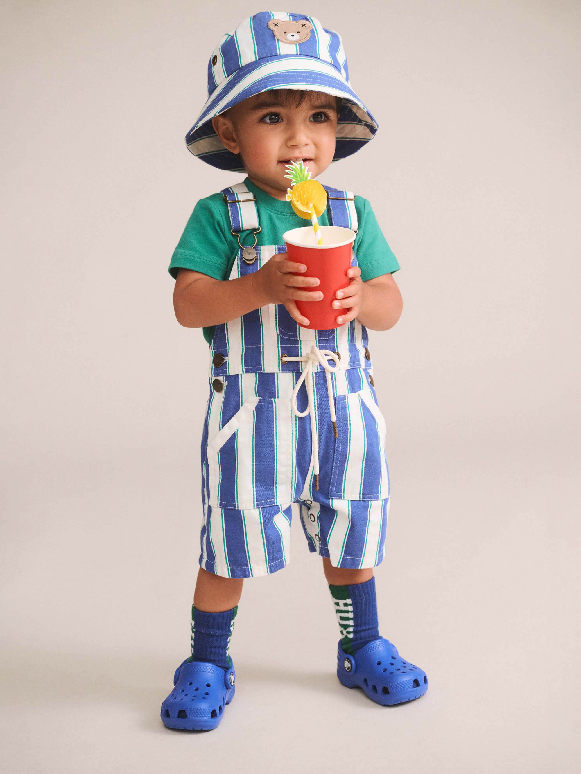 Tropical Stripe Shortall SHORTALL Huxbaby Shopify