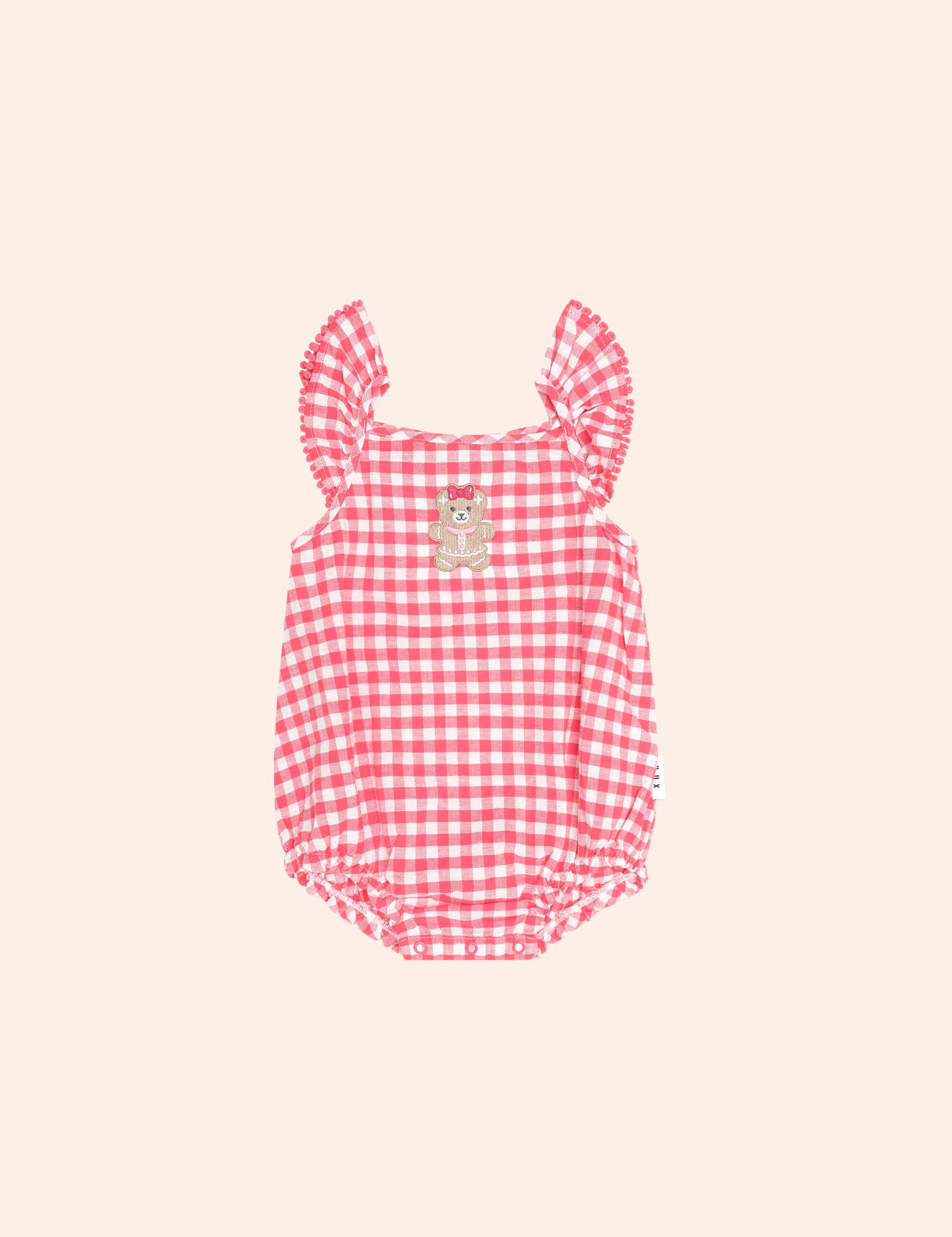 Gingerbread Huxette Bubble Romper ONESIE Huxbaby Shopify