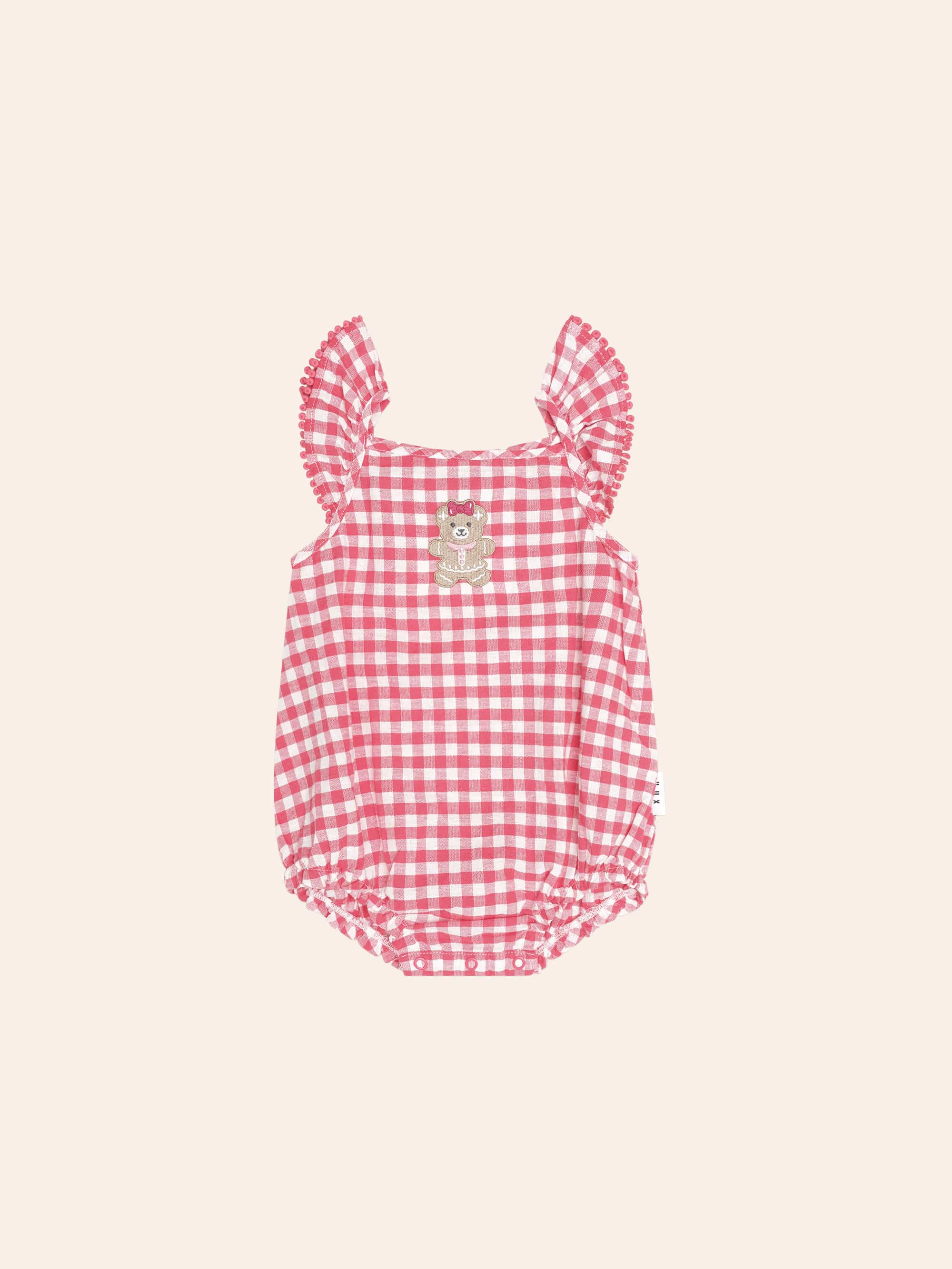 Gingerbread Huxette Bubble Romper ONESIE Huxbaby Shopify