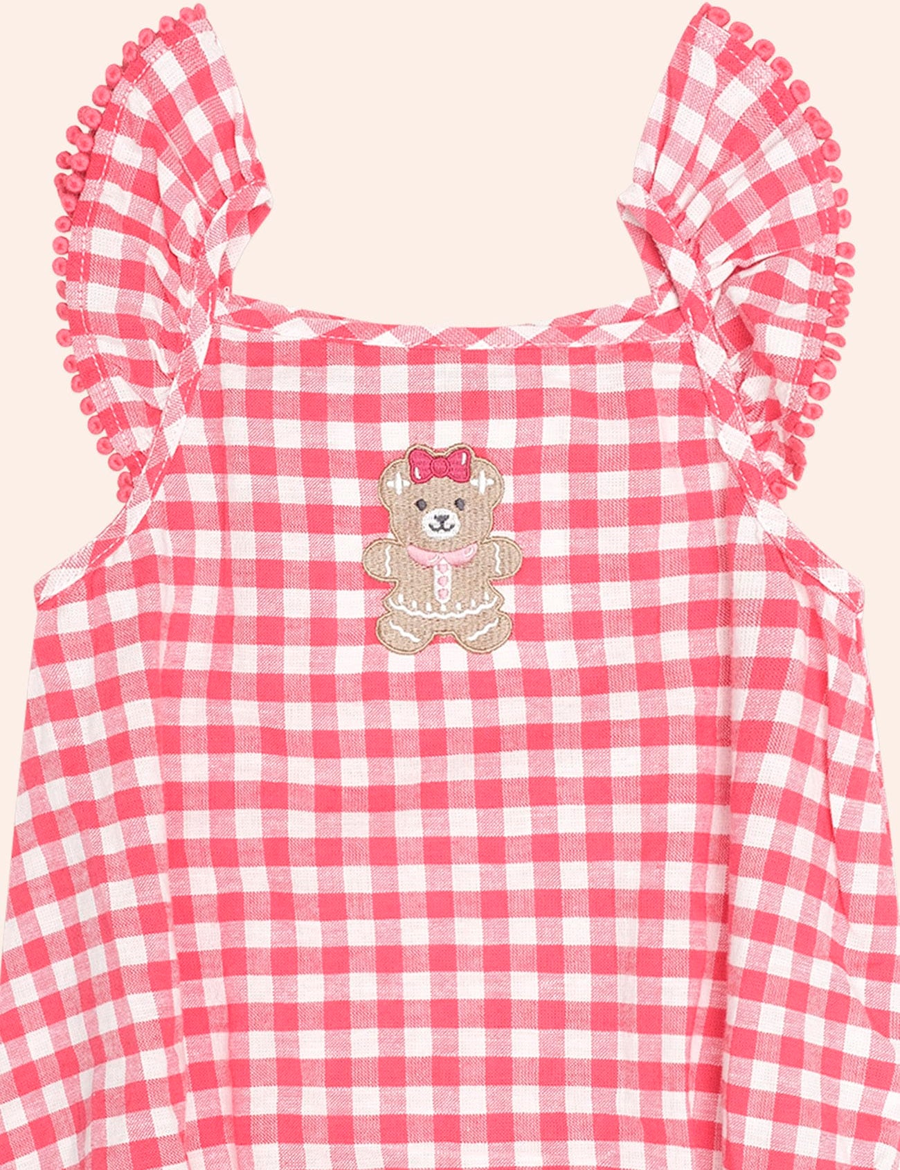 Gingerbread Huxette Bubble Romper ONESIE Huxbaby Shopify