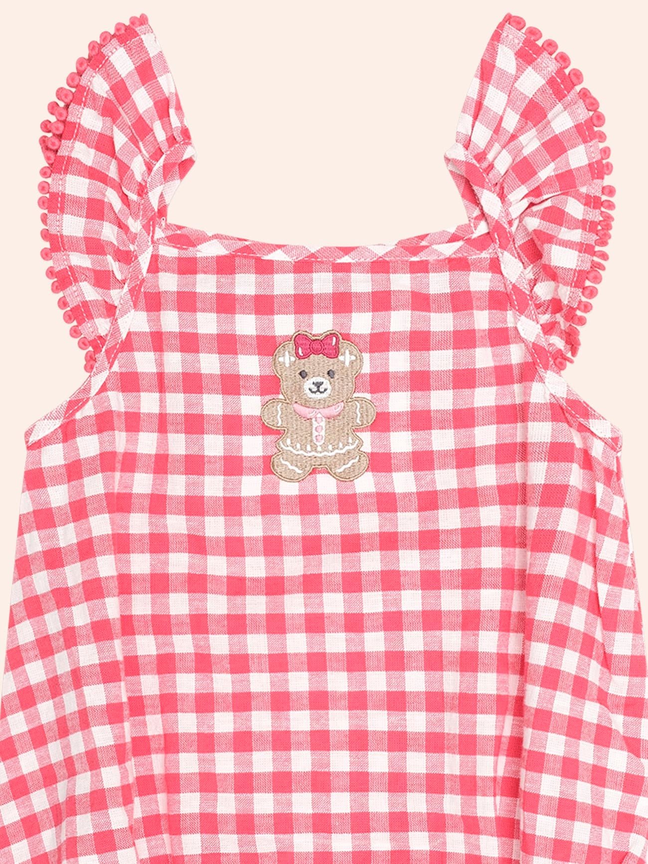 Gingerbread Huxette Bubble Romper ONESIE Huxbaby Shopify