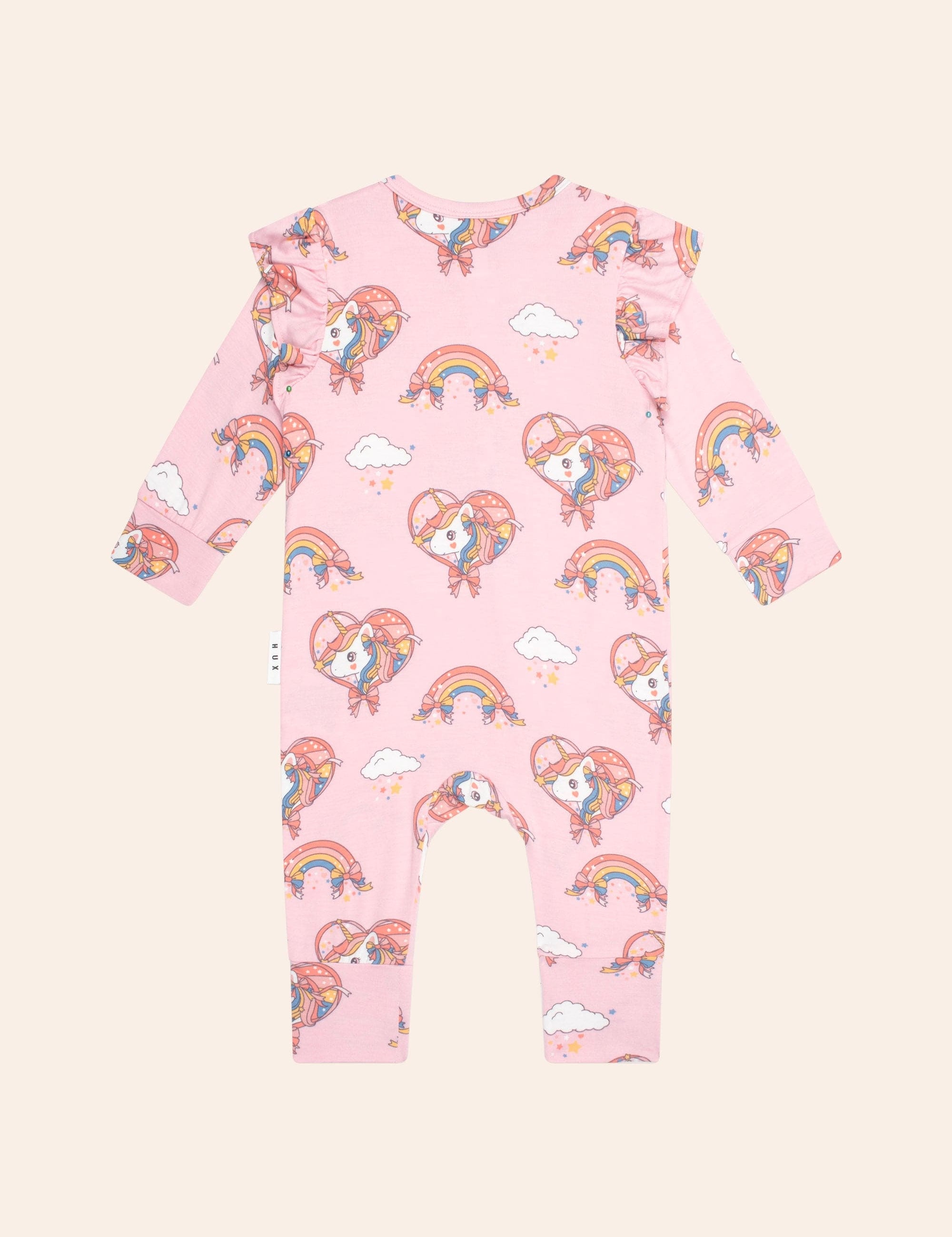 Whimsical Unicorn Zip Romper ROMPER Huxbaby