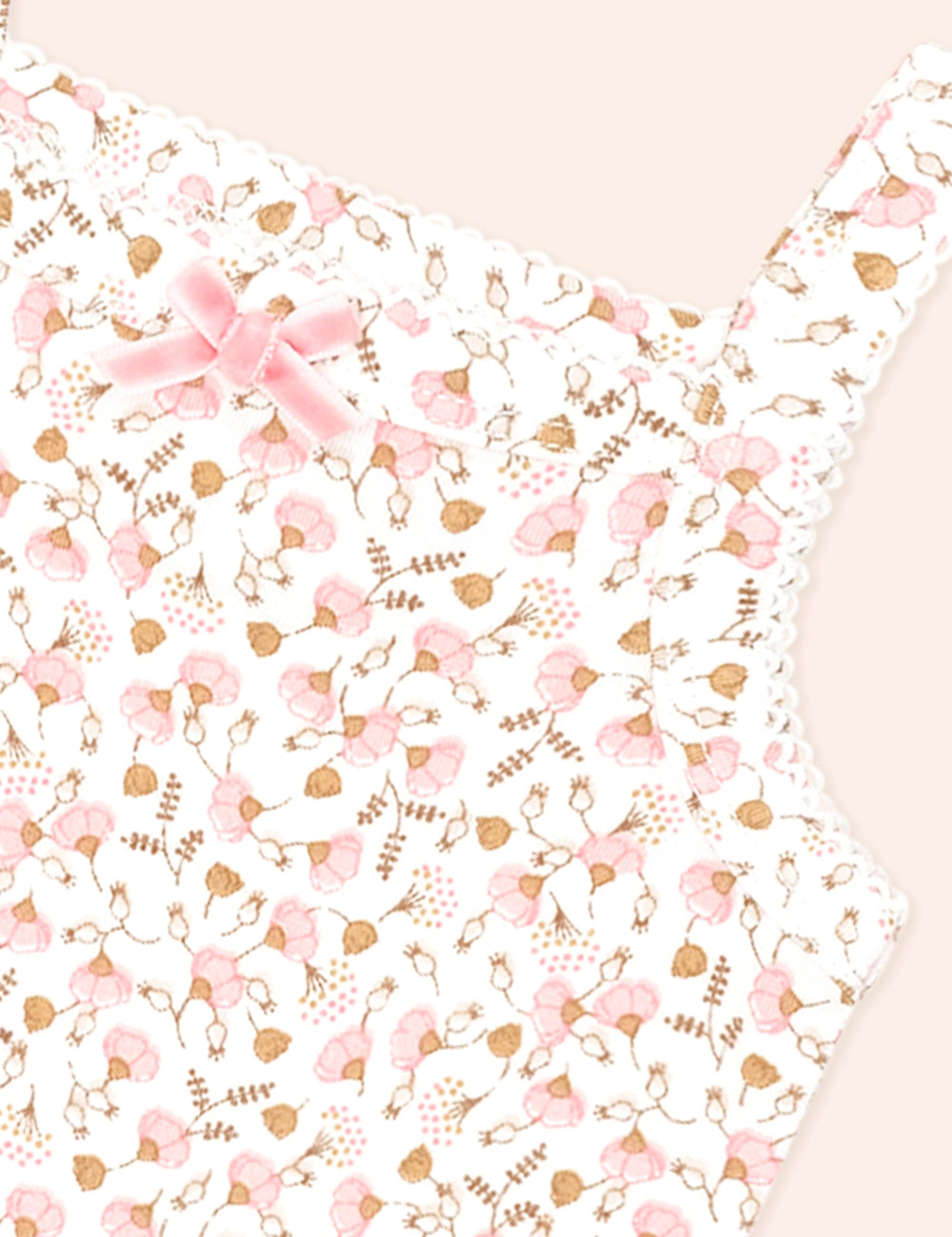 Ditsy Floral Strap Onesie ONESIE Huxbaby