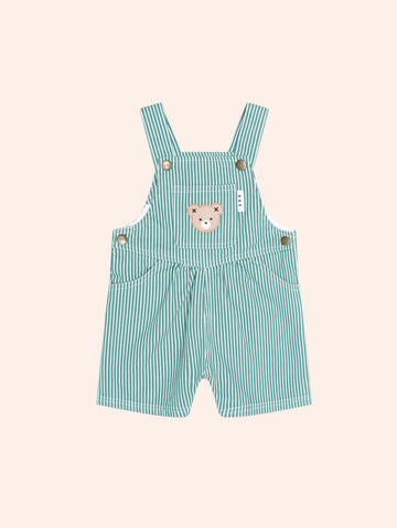 Mistletoe Stripe Shortall OVERALL Huxbaby Shopify