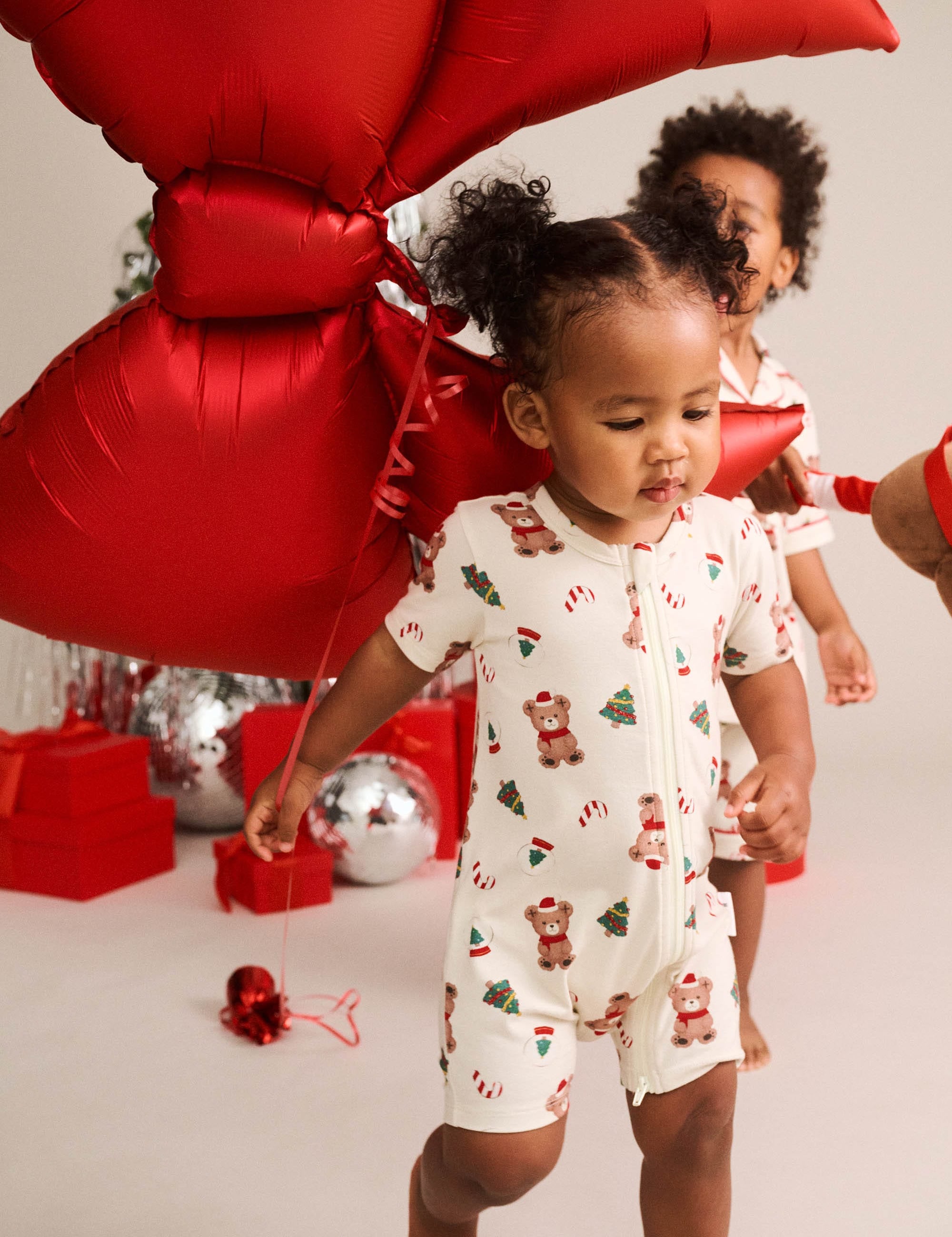 Festive Hux Zip Romper ONESIE Huxbaby Shopify