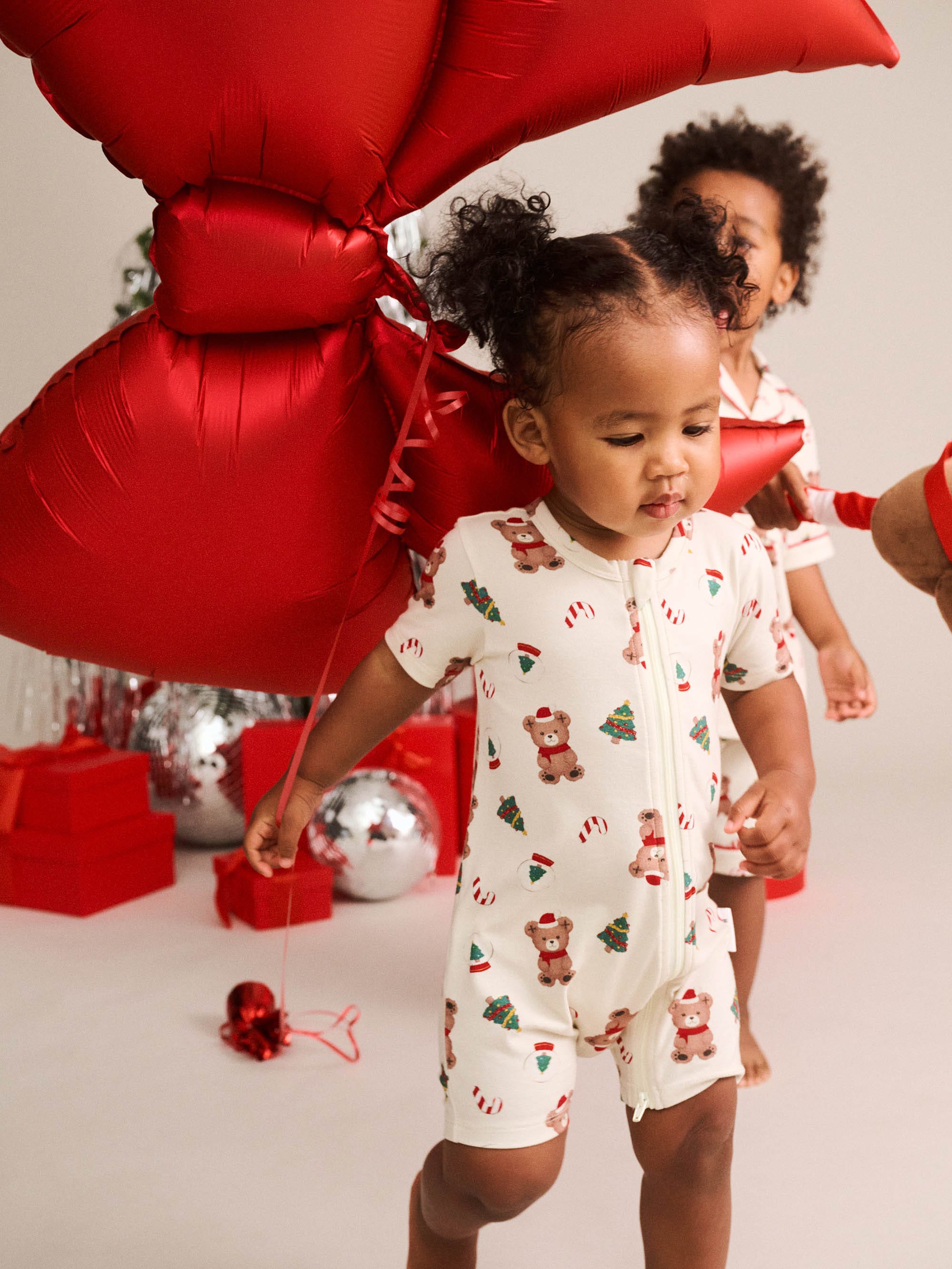 Festive Hux Zip Romper ONESIE Huxbaby Shopify