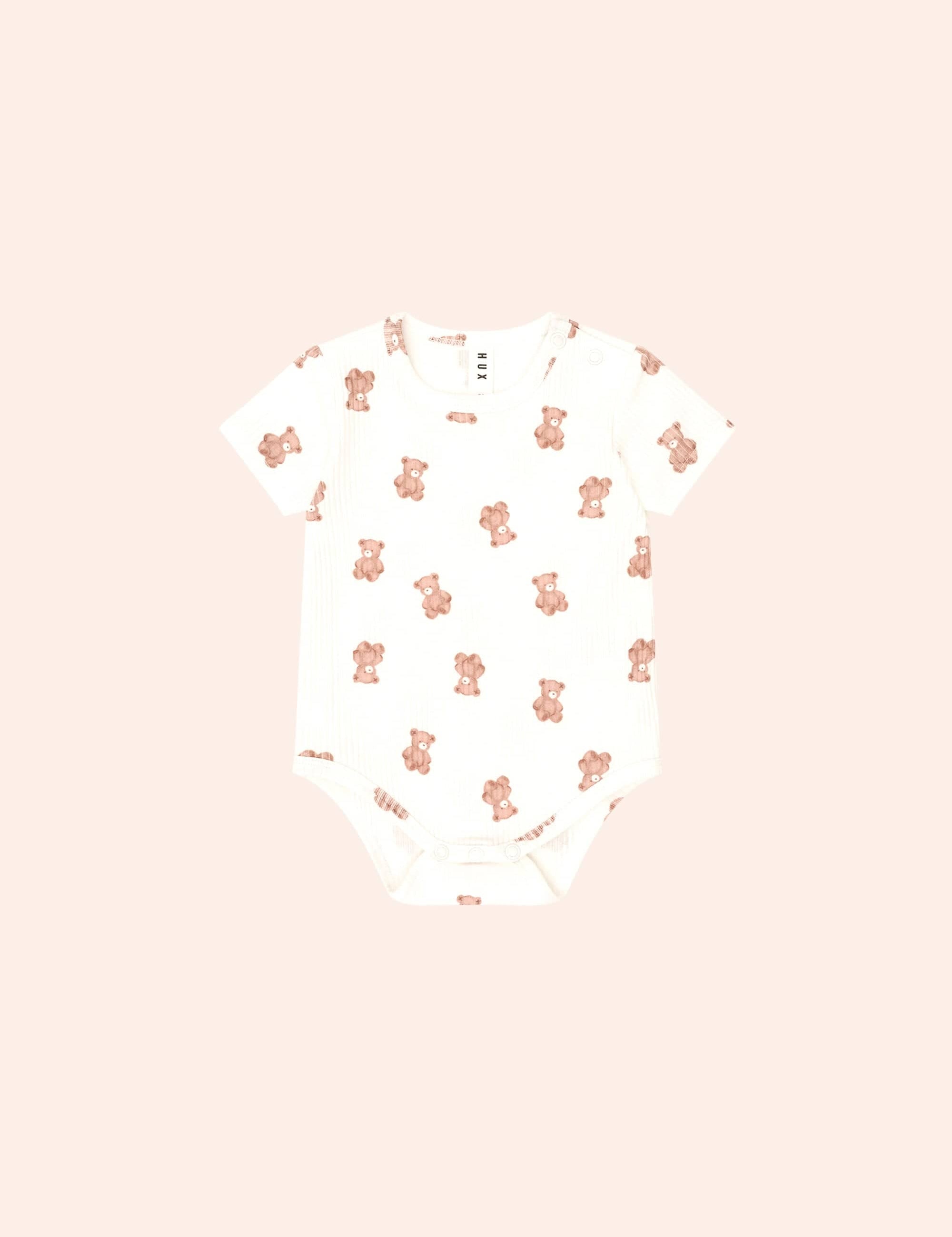 Beary Snuggly Newborn Romper ROMPER Huxbaby