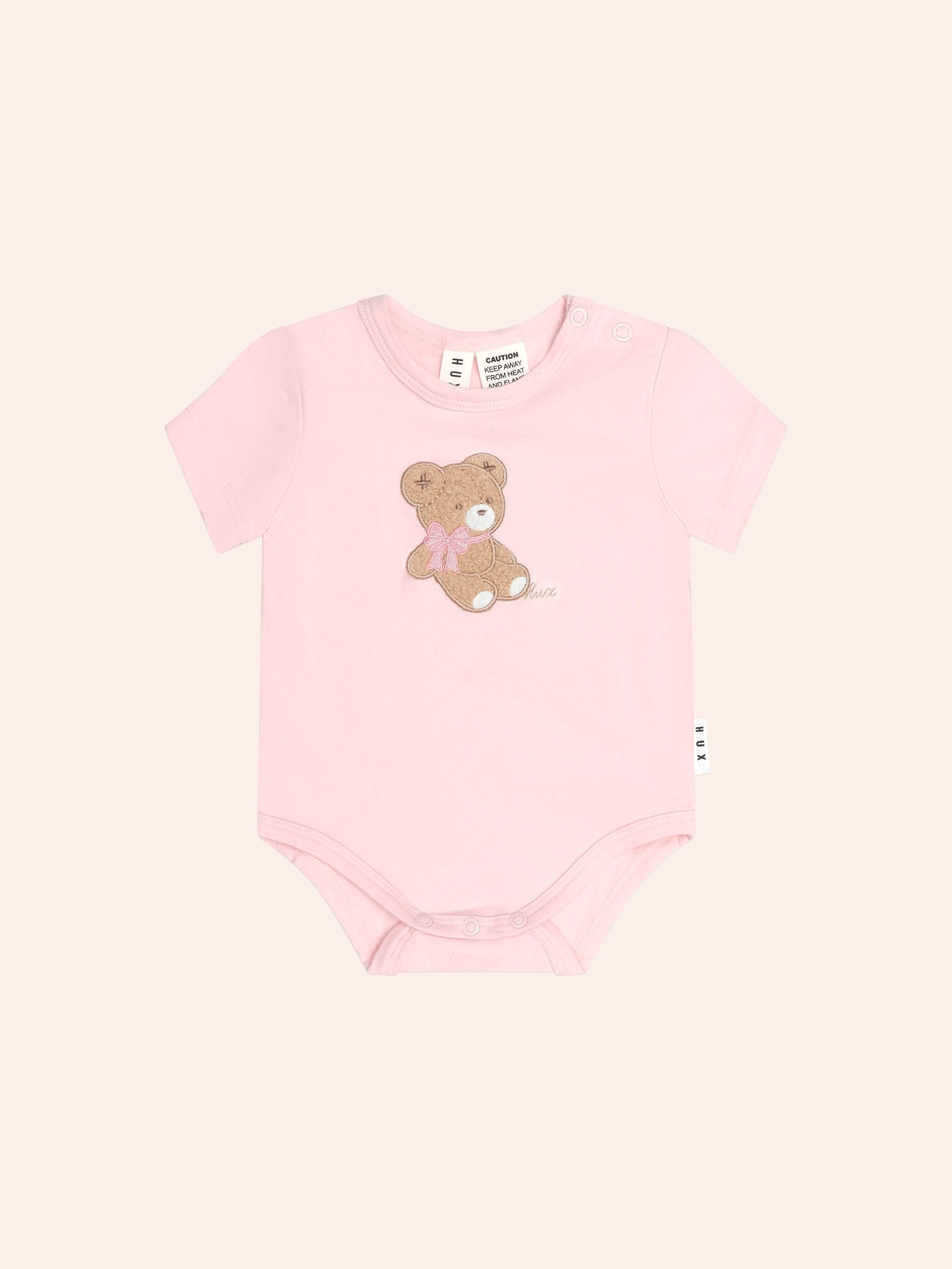 Bow Huxette S/Slv Bodysuit ONESIE Huxbaby Shopify