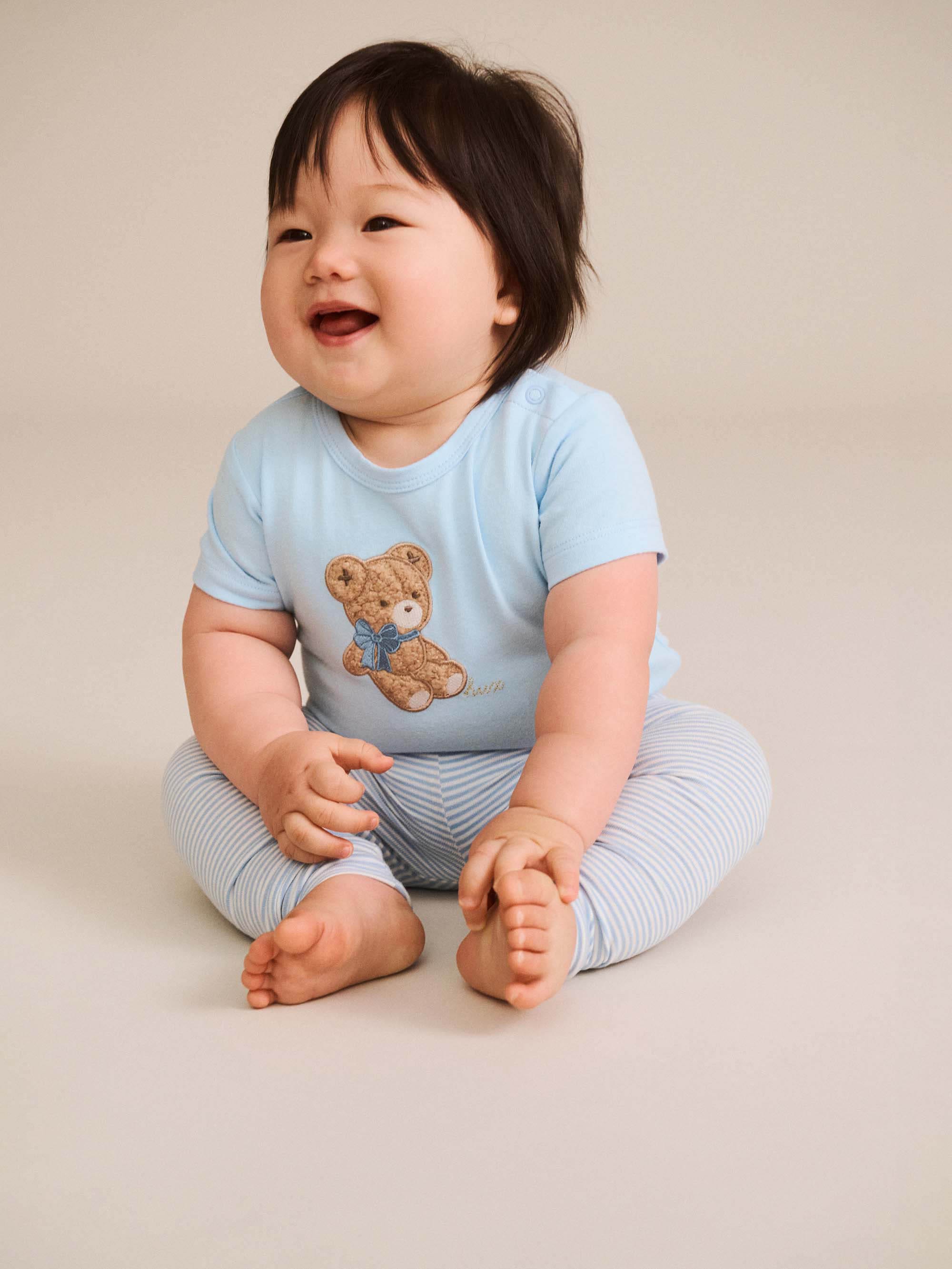 Bow Hux S/Slv Bodysuit ONESIE Huxbaby Shopify