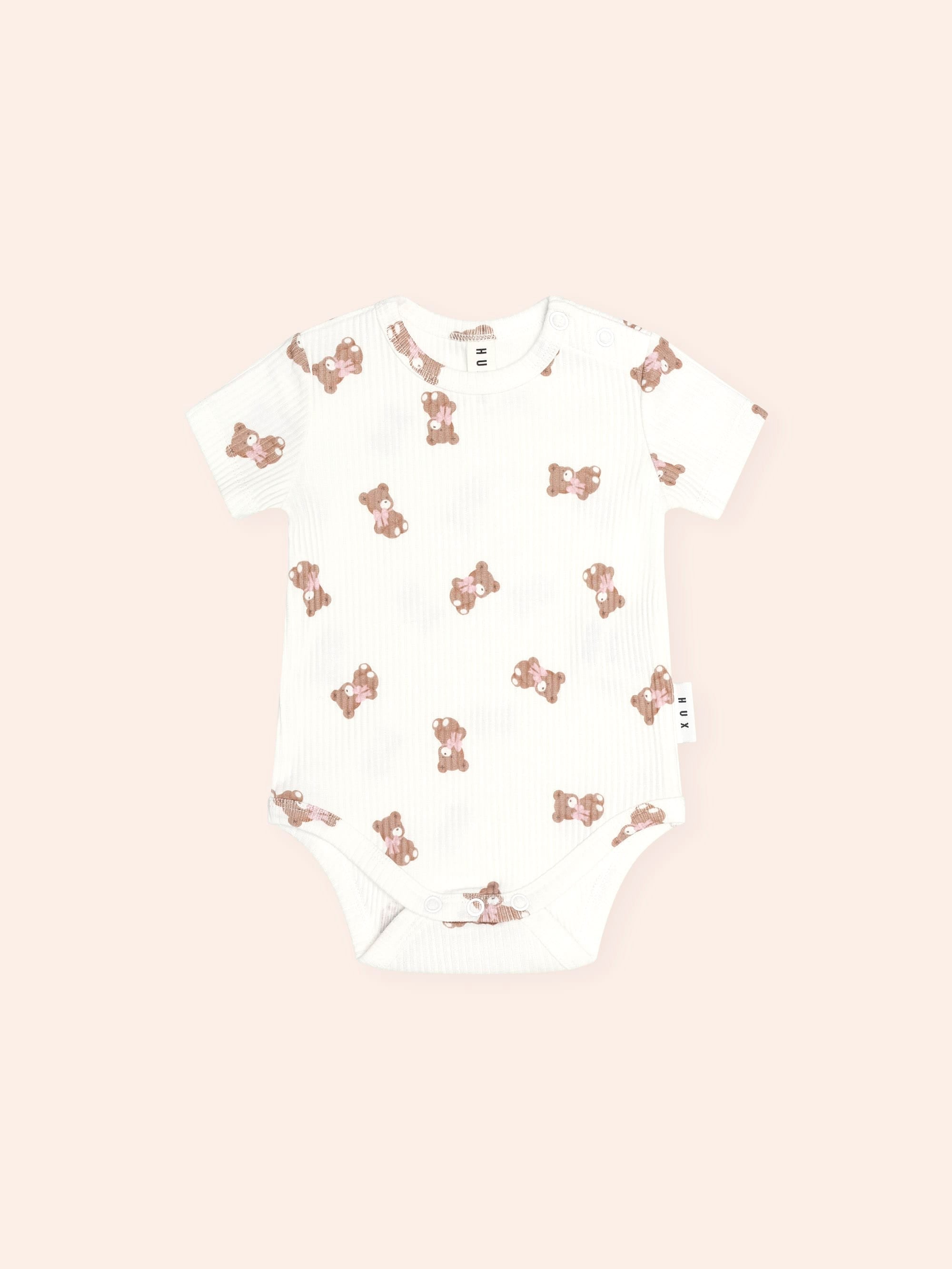Tumbling Bow Huxette S/Slv Bodysuit ONESIE Huxbaby Shopify