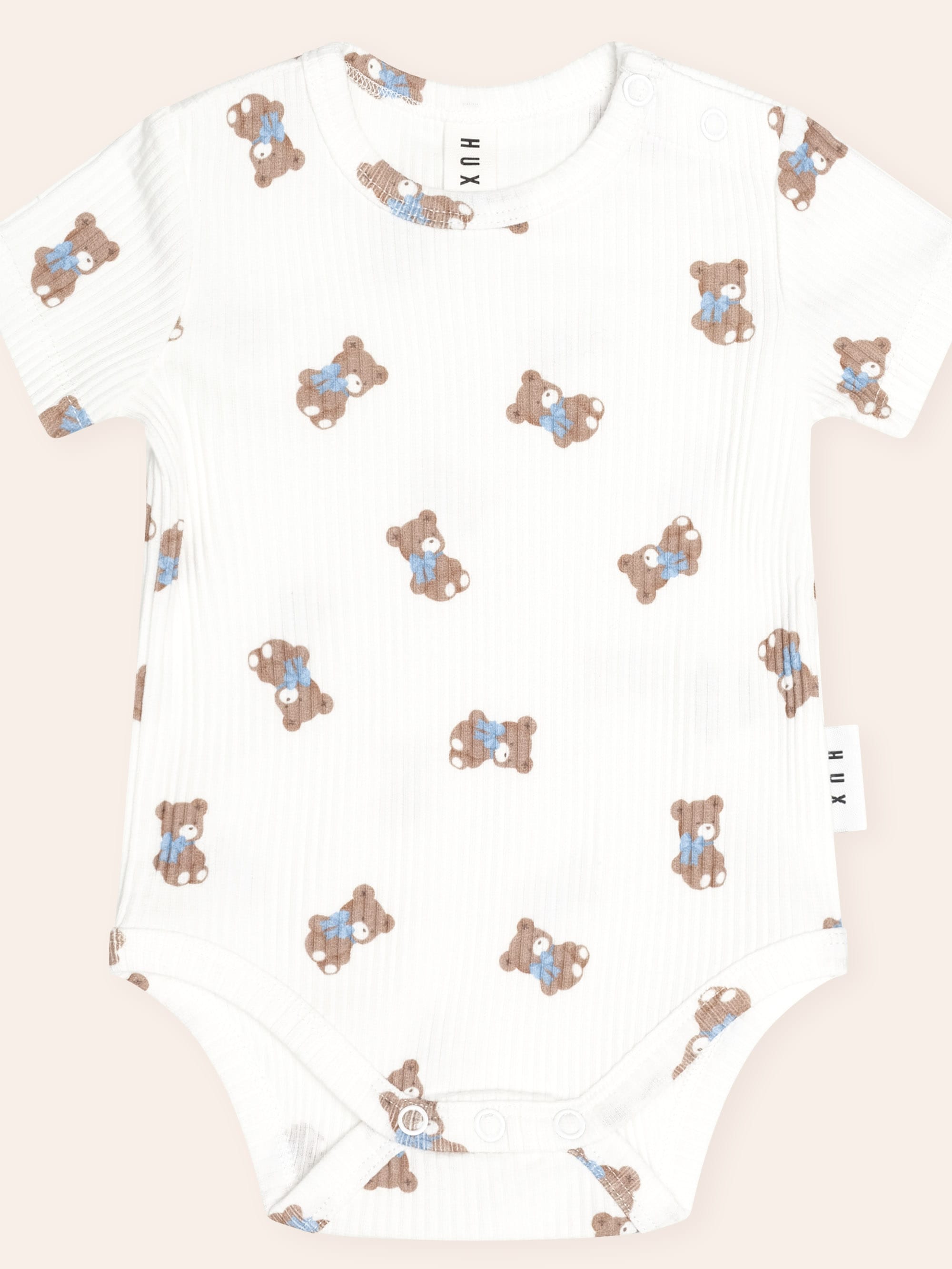 Tumbling Bow Hux S/Slv Bodysuit ONESIE Huxbaby Shopify