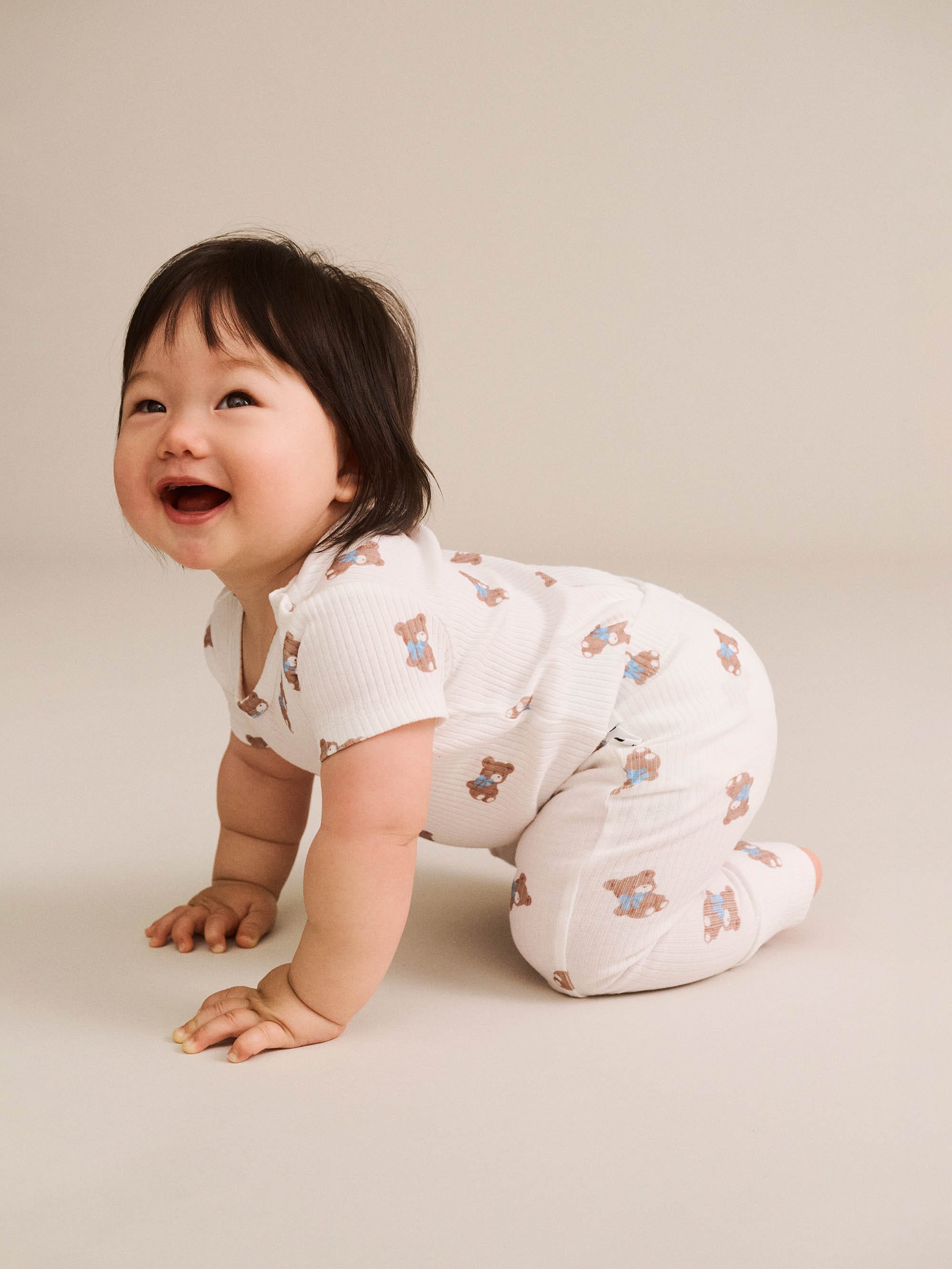 Huxbaby Shopify ONESIE Tumbling Bow Hux 2Pc Box Set