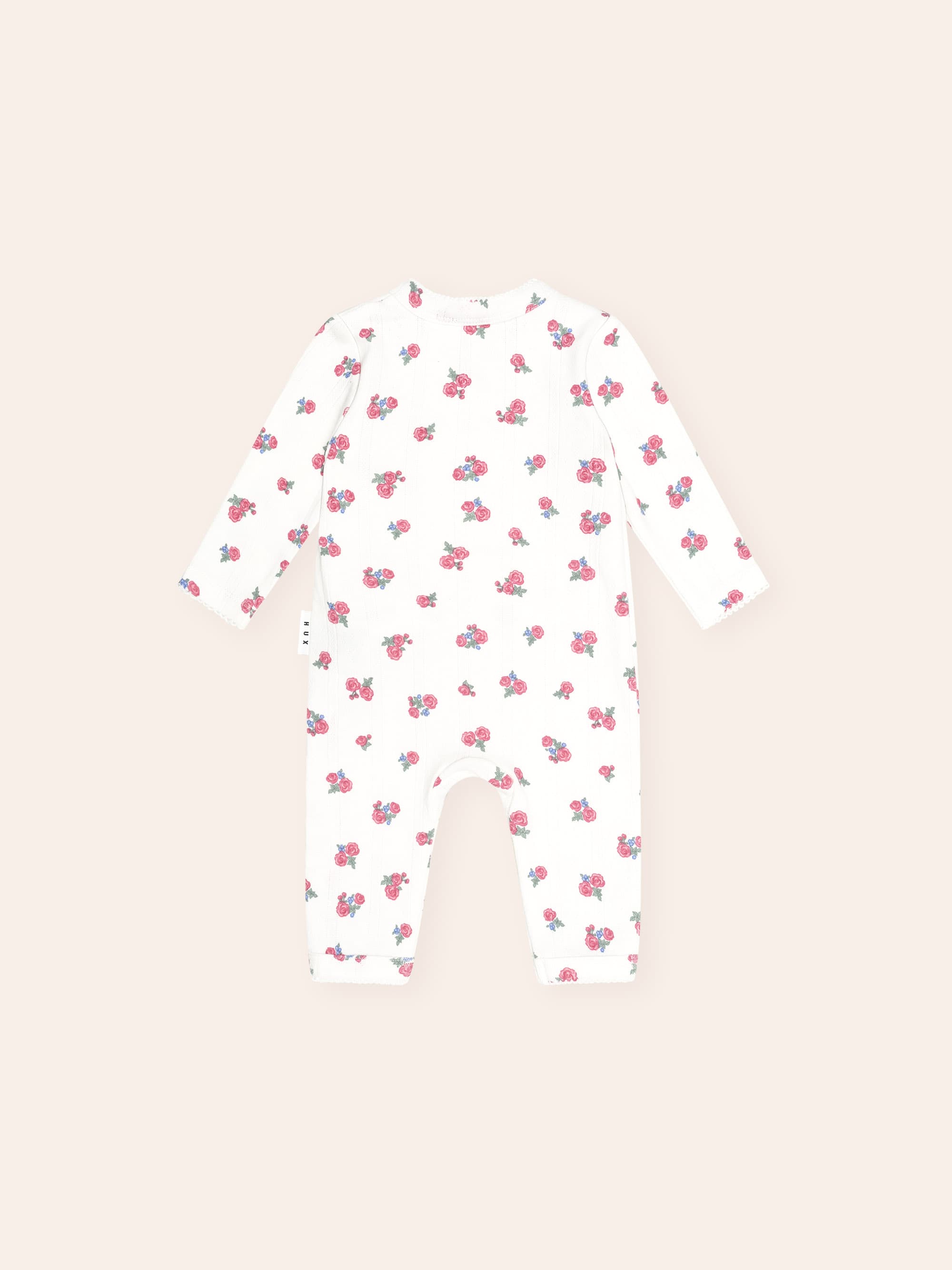 Floral Pointelle Kimono Romper ONESIE Huxbaby Shopify