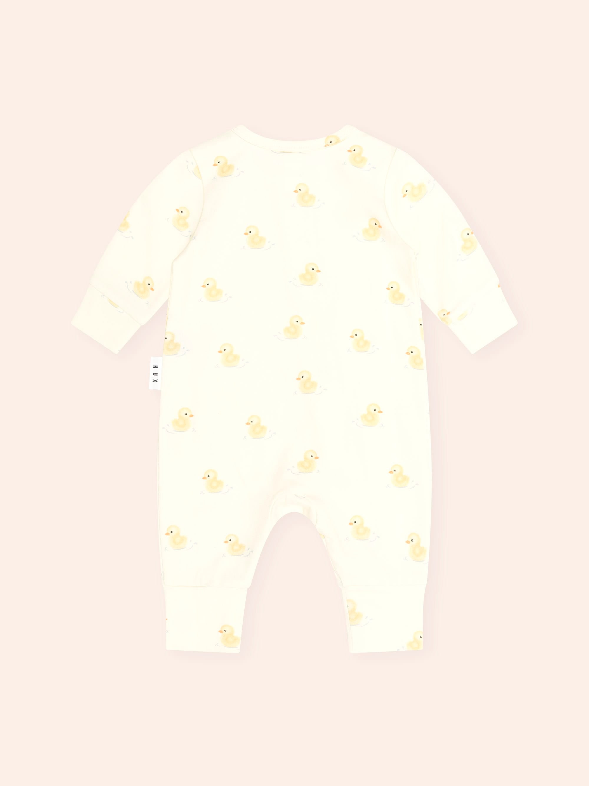 Rubber Ducky Zip Romper ONESIE Huxbaby Shopify
