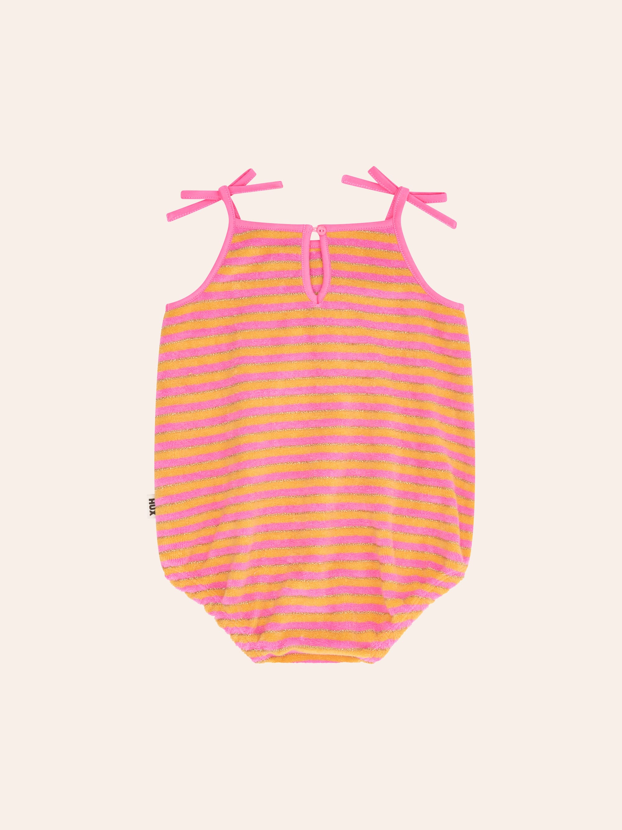 Tropical Fruit Stripe Romper ONESIE Huxbaby Shopify