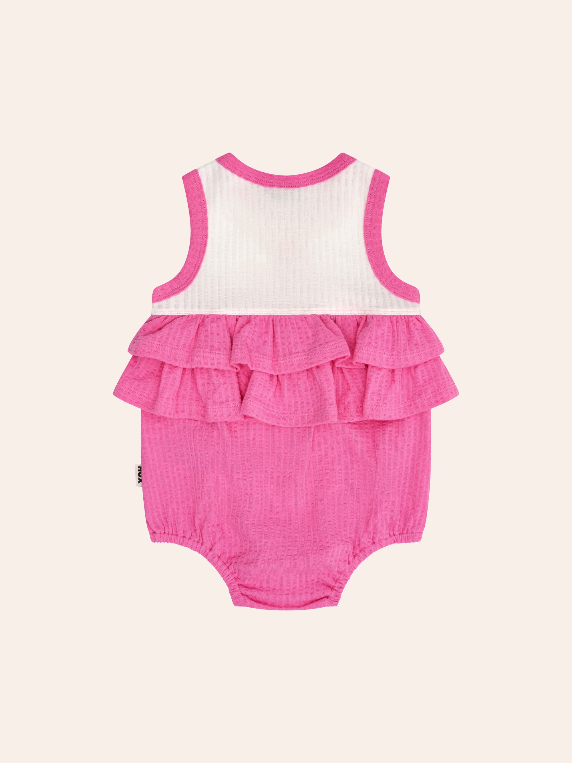 Berry Sweet Seersucker Romper ONESIE Huxbaby Shopify