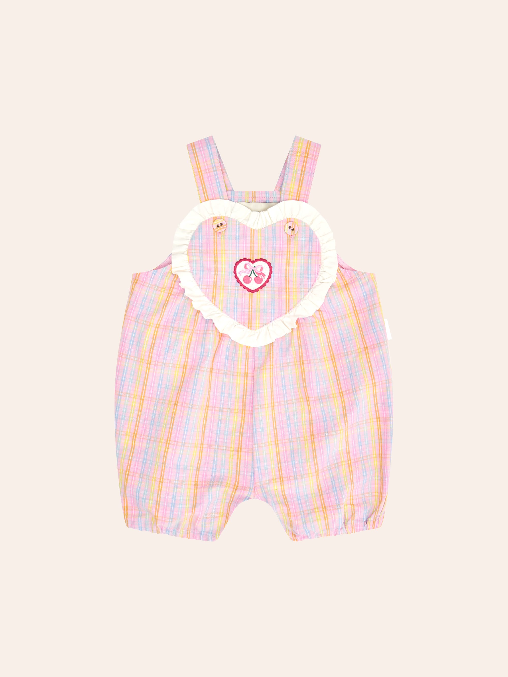 Seaside Rainbow Stripe Shortall OVERALL Huxbaby Shopify
