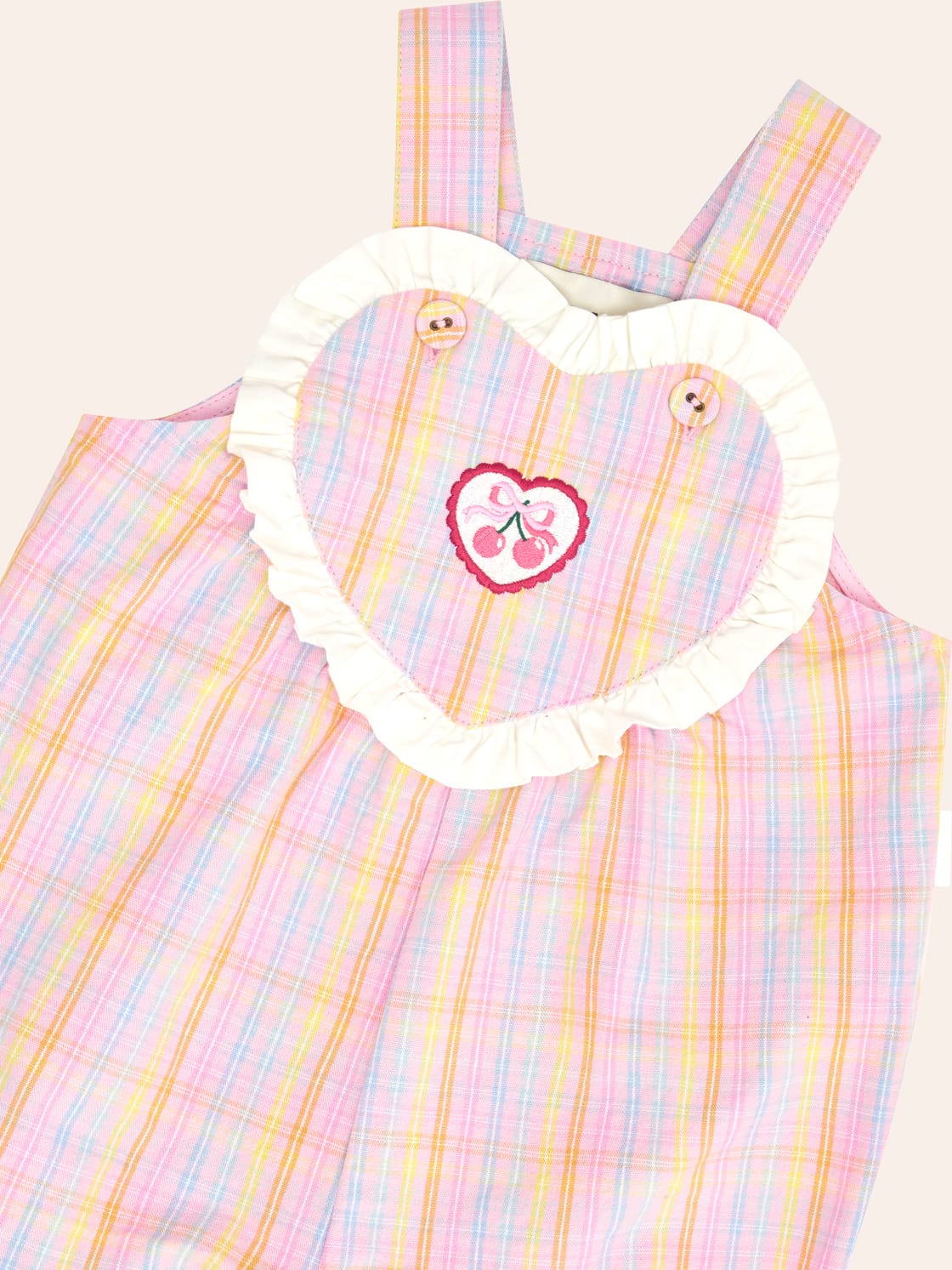 Seaside Rainbow Stripe Shortall OVERALL Huxbaby Shopify