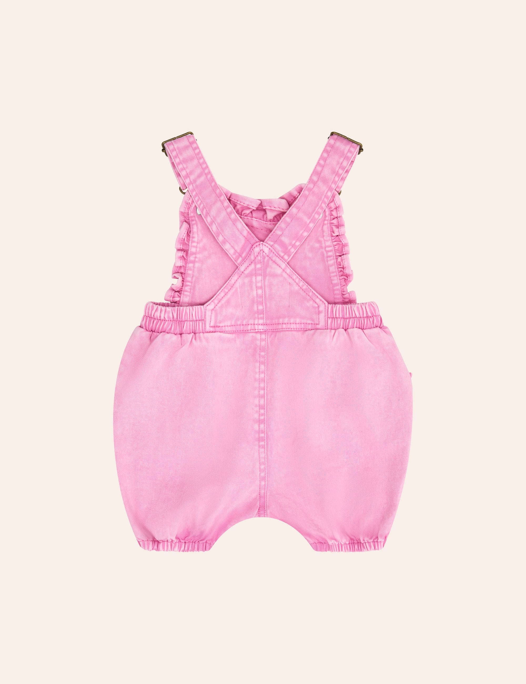 Berry Sweet Garment Dye Shortall OVERALL Huxbaby Shopify