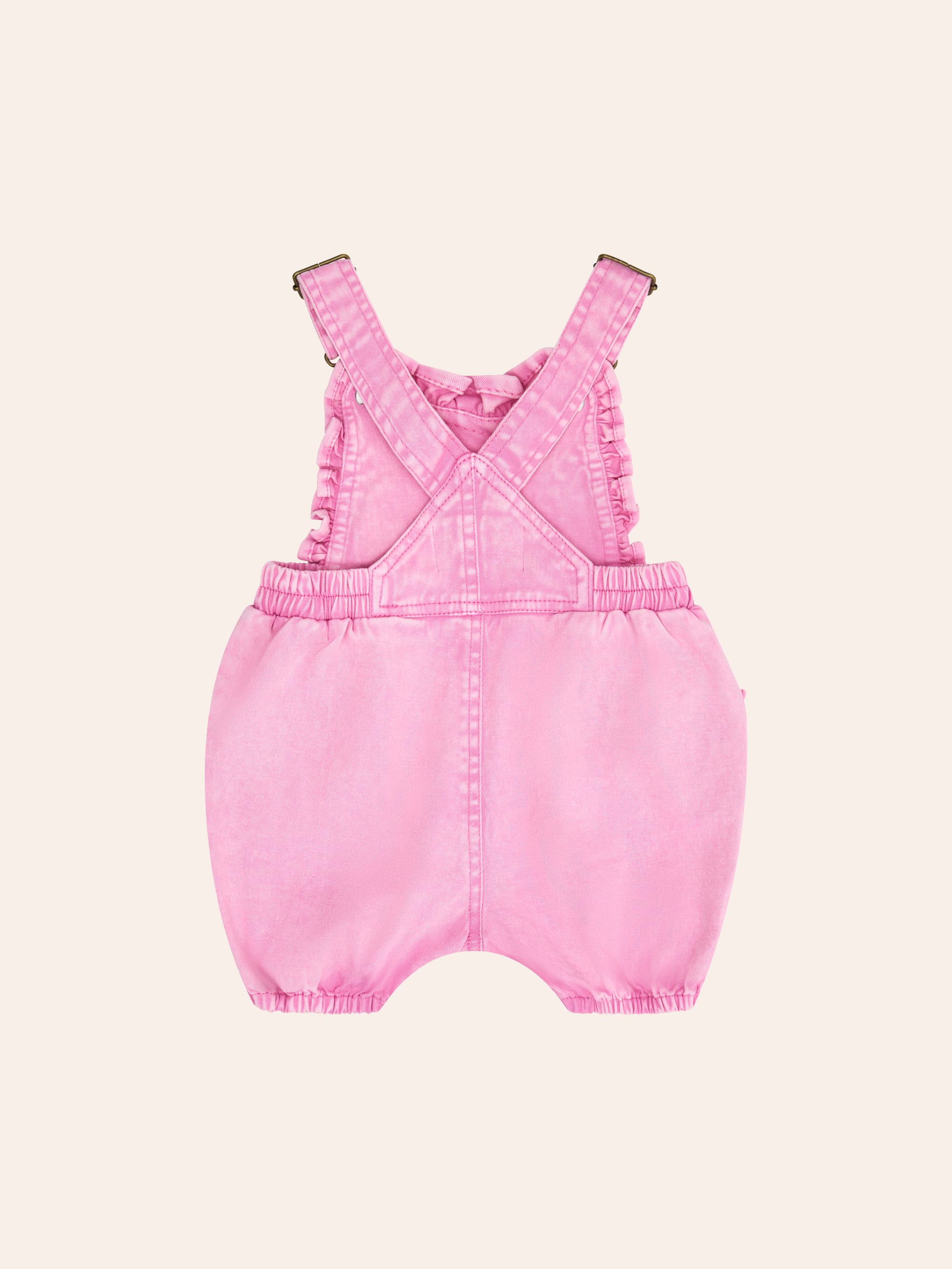 Berry Sweet Garment Dye Shortall OVERALL Huxbaby Shopify
