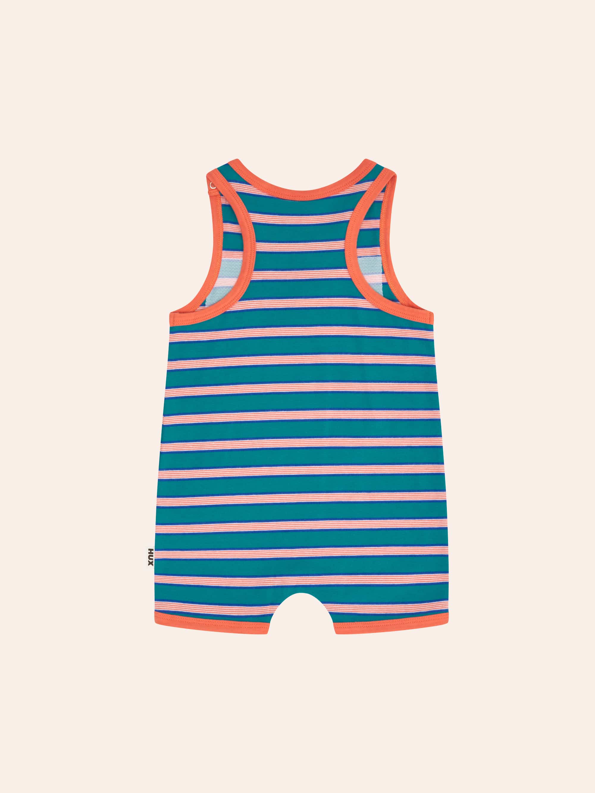 Snorkel Sitting Hux Stripe Romper ONESIE Huxbaby Shopify