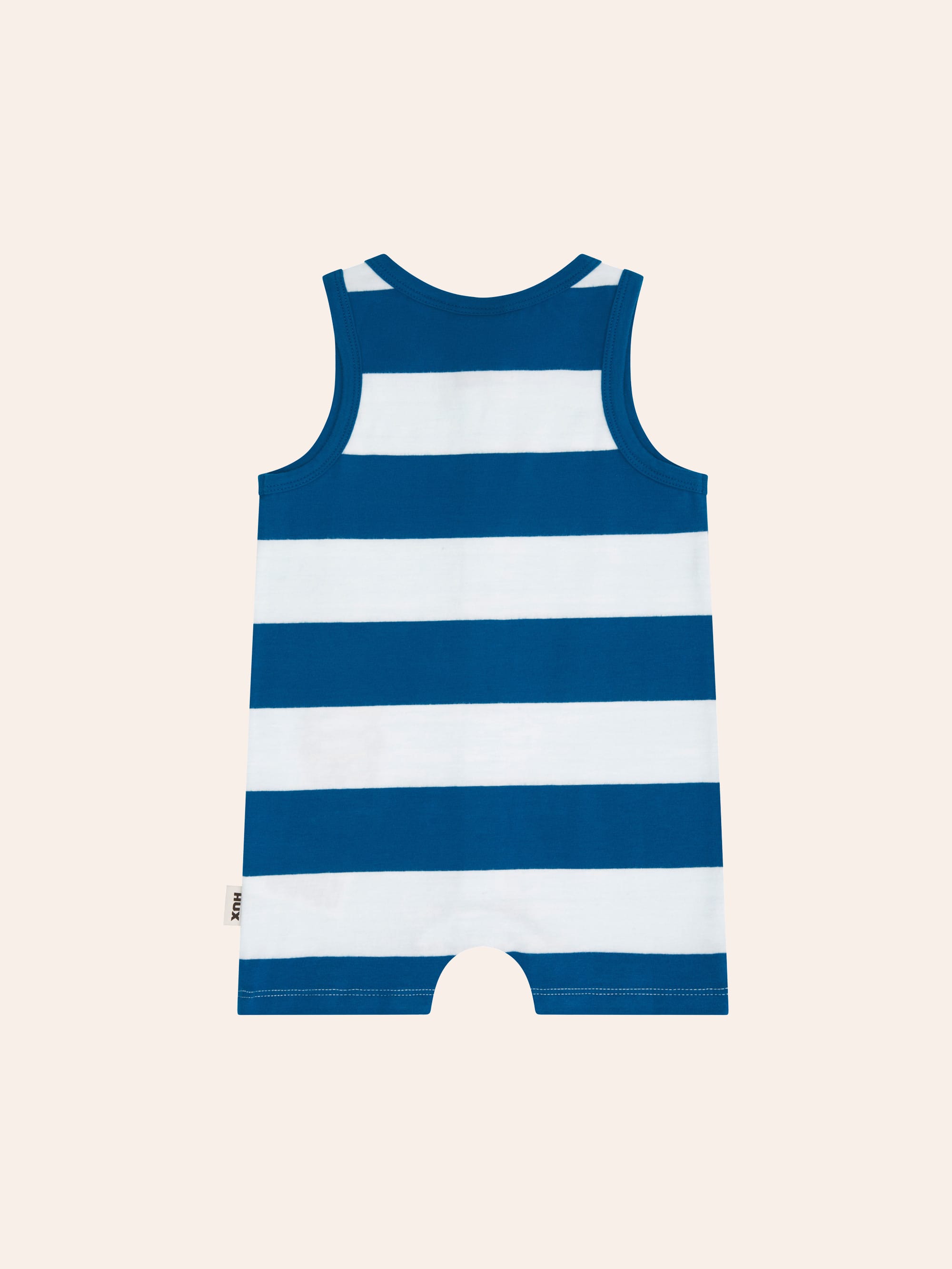 Beach Club Hux Block Stripe Romper ONESIE Huxbaby Shopify