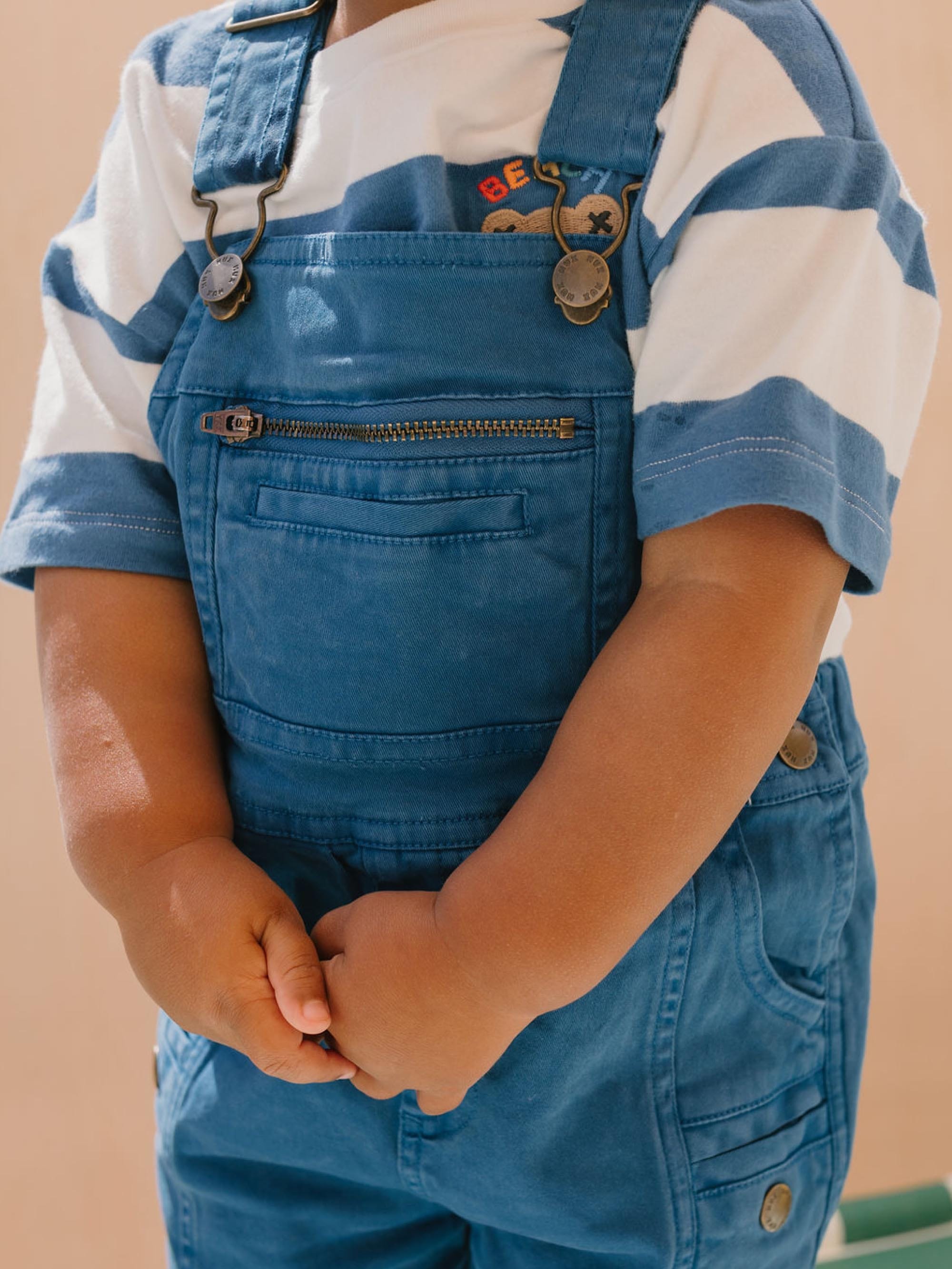 Beach Club Hux Garment Dye Shortall OVERALL Huxbaby Shopify