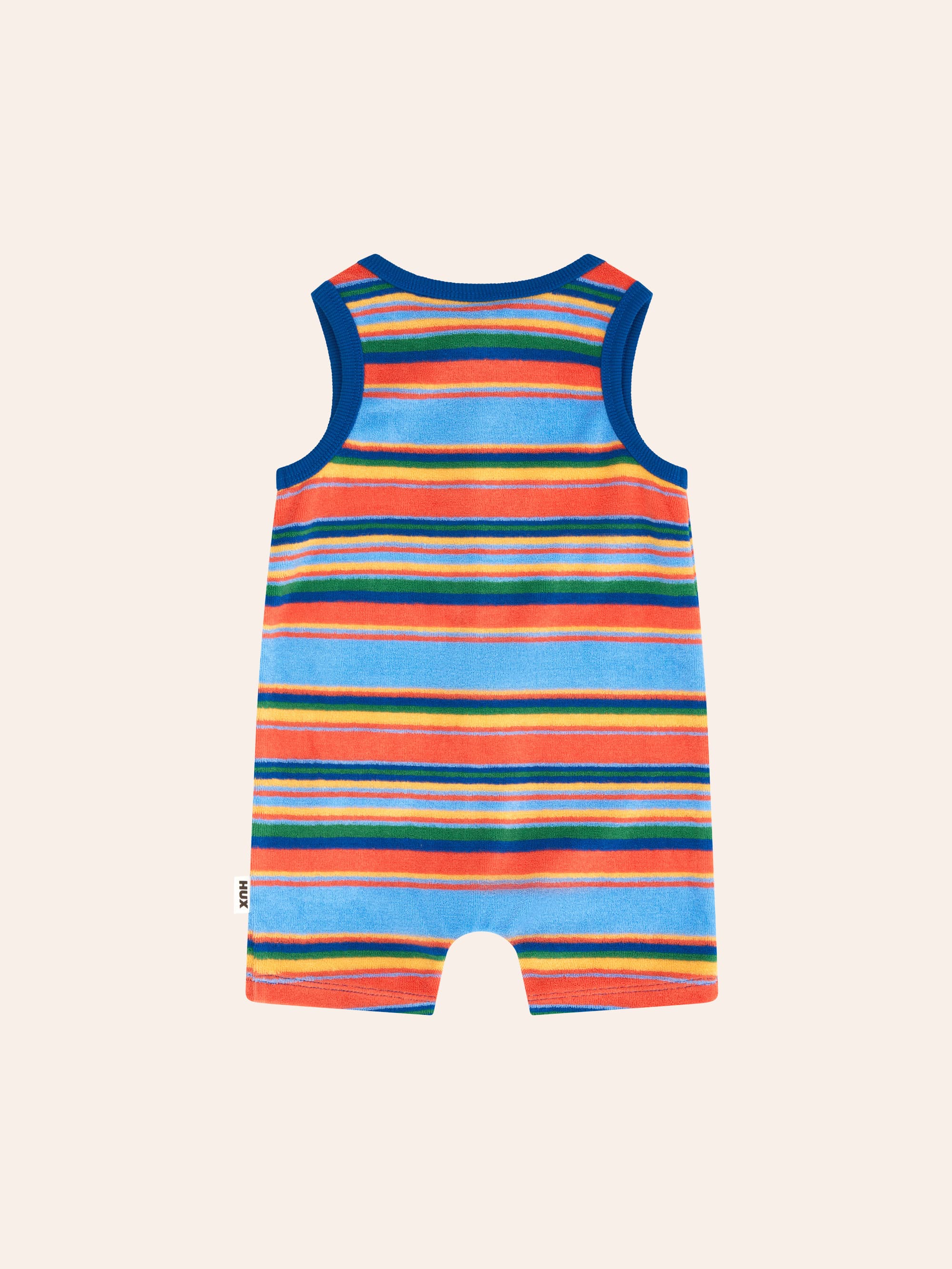 Hux Sunset Stripe S/Less Romper ONESIE Huxbaby Shopify