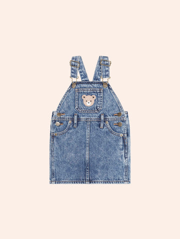 Dreamy Denim Skirt Pinafore DRESS Huxbaby Shopify