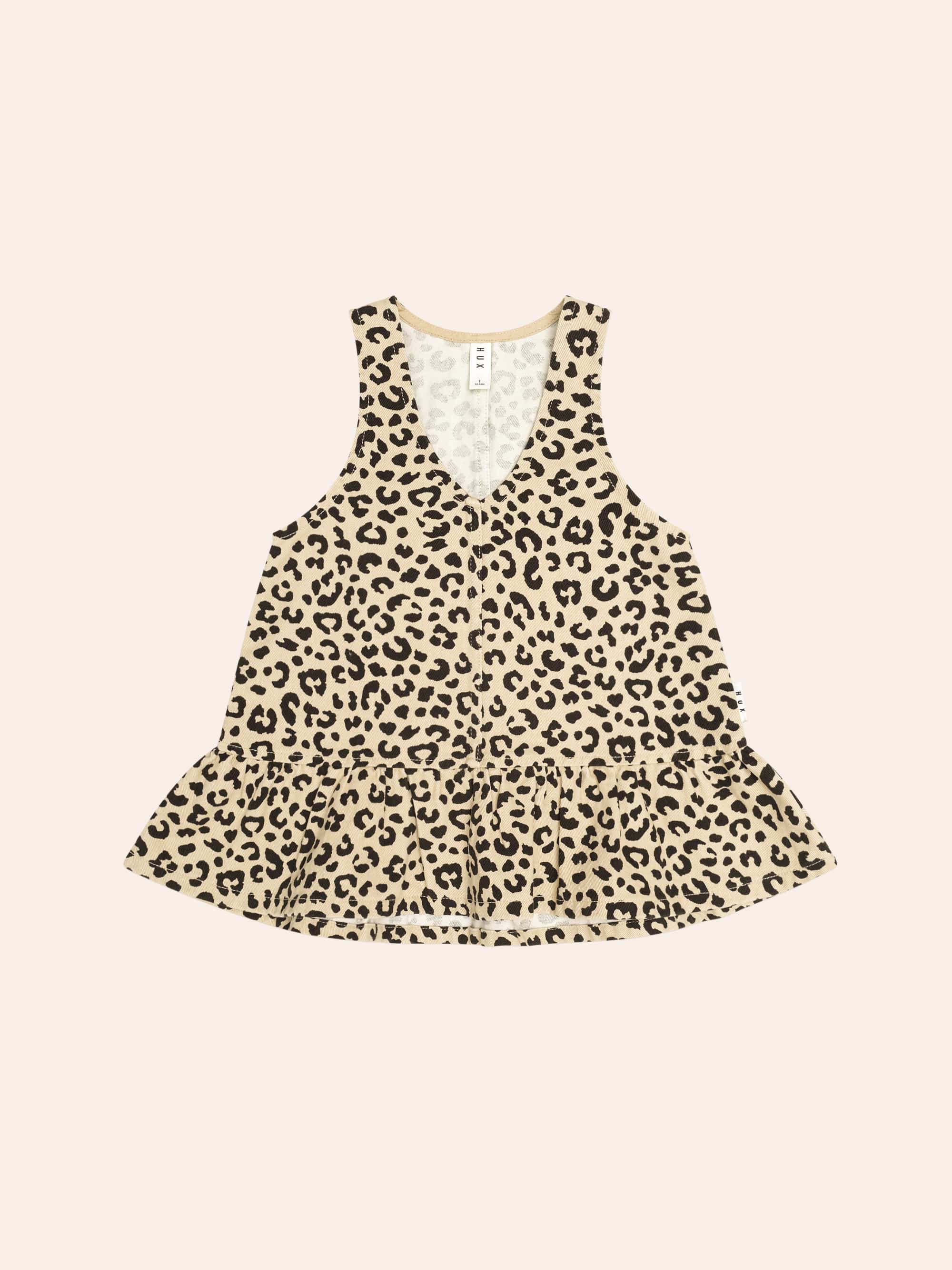 Leopard Frill Dress DRESS Huxbaby Shopify