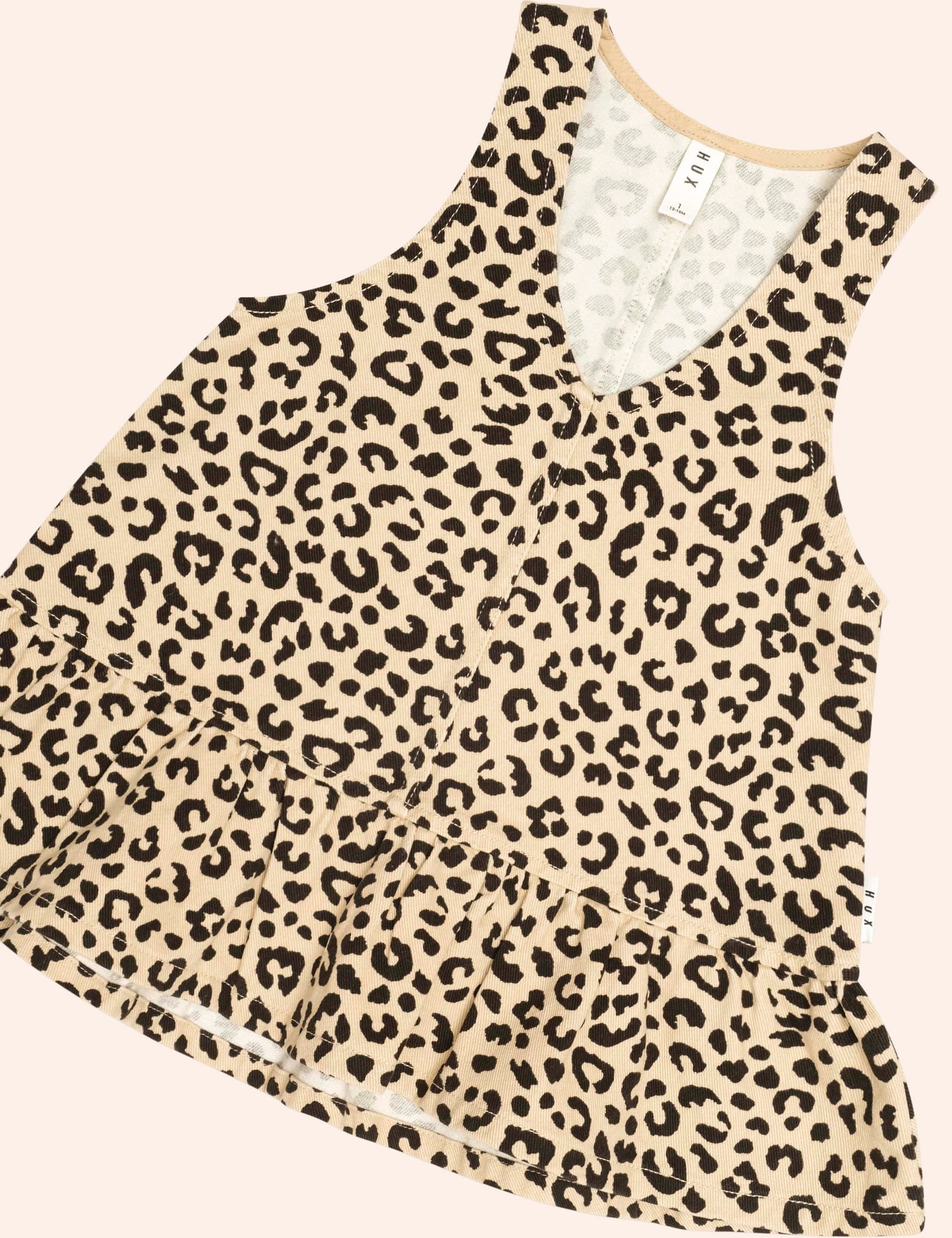 Leopard Frill Dress DRESS Huxbaby Shopify