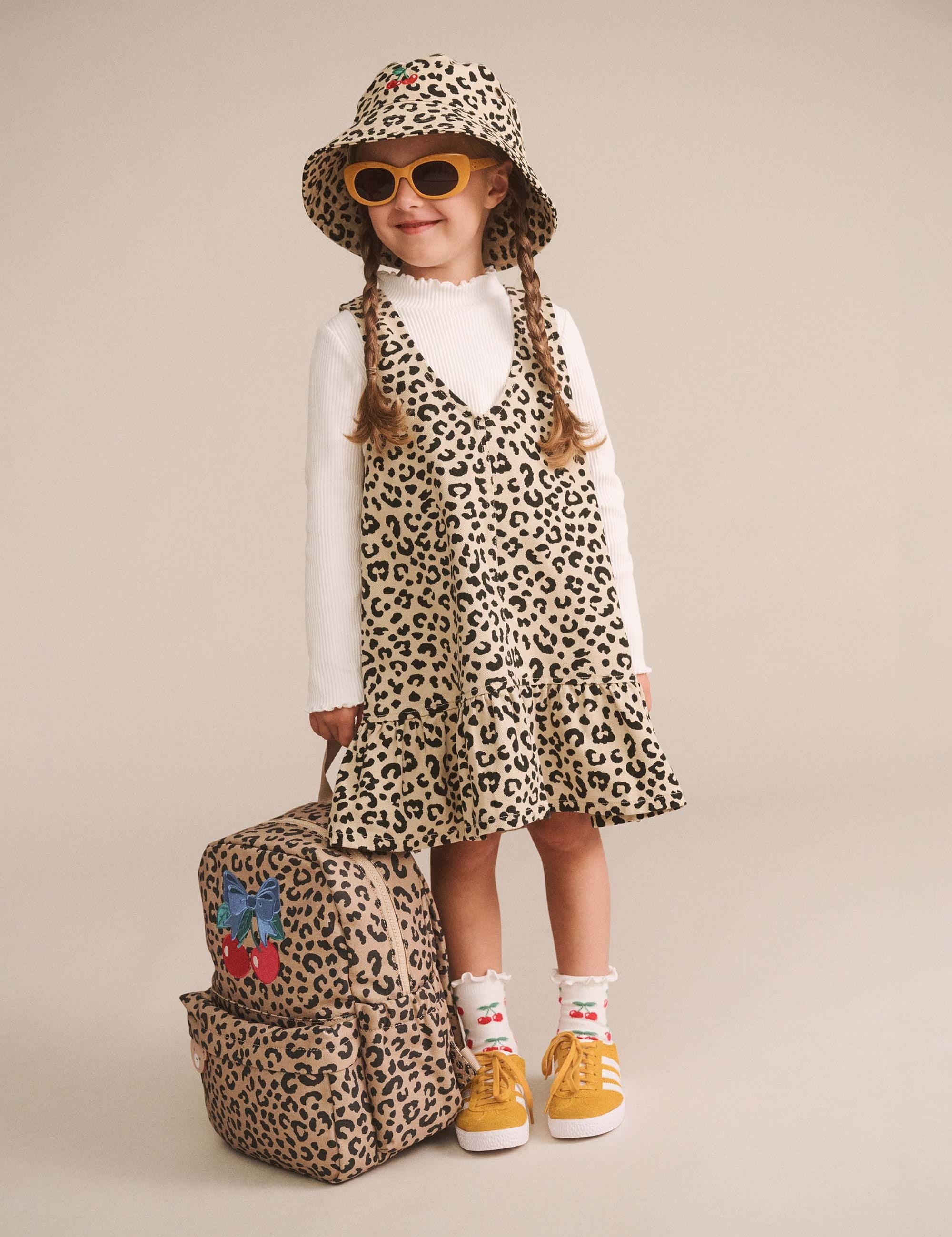 Leopard Frill Dress DRESS Huxbaby Shopify