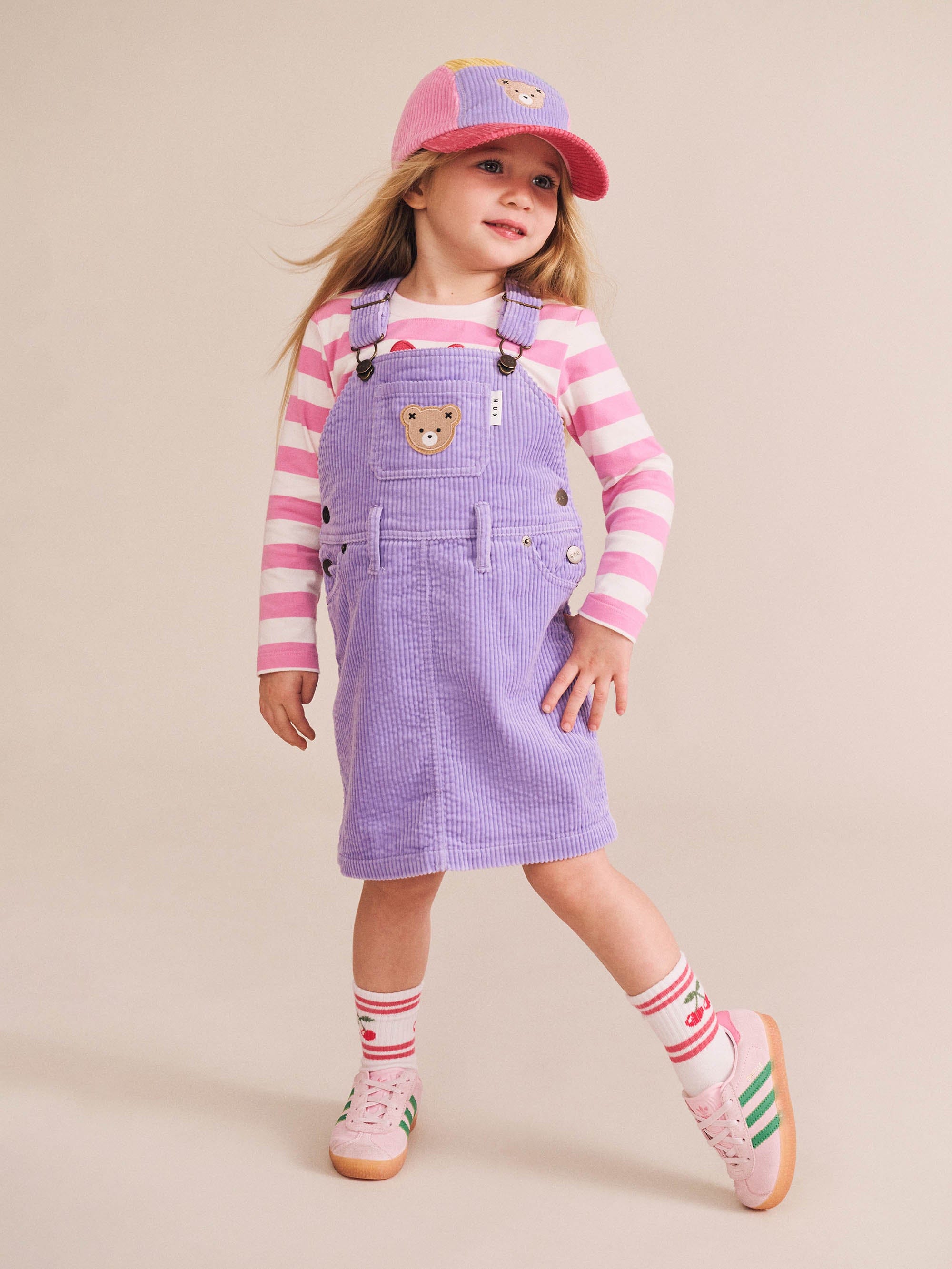 Classic Cord Pinafore DRESS Huxbaby