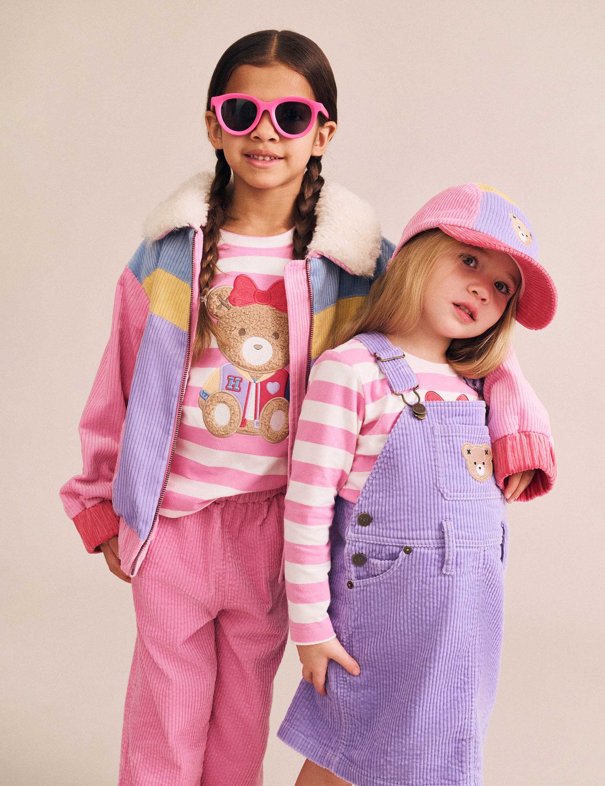 Varsity Huxette Stripe Top TOP LS Huxbaby