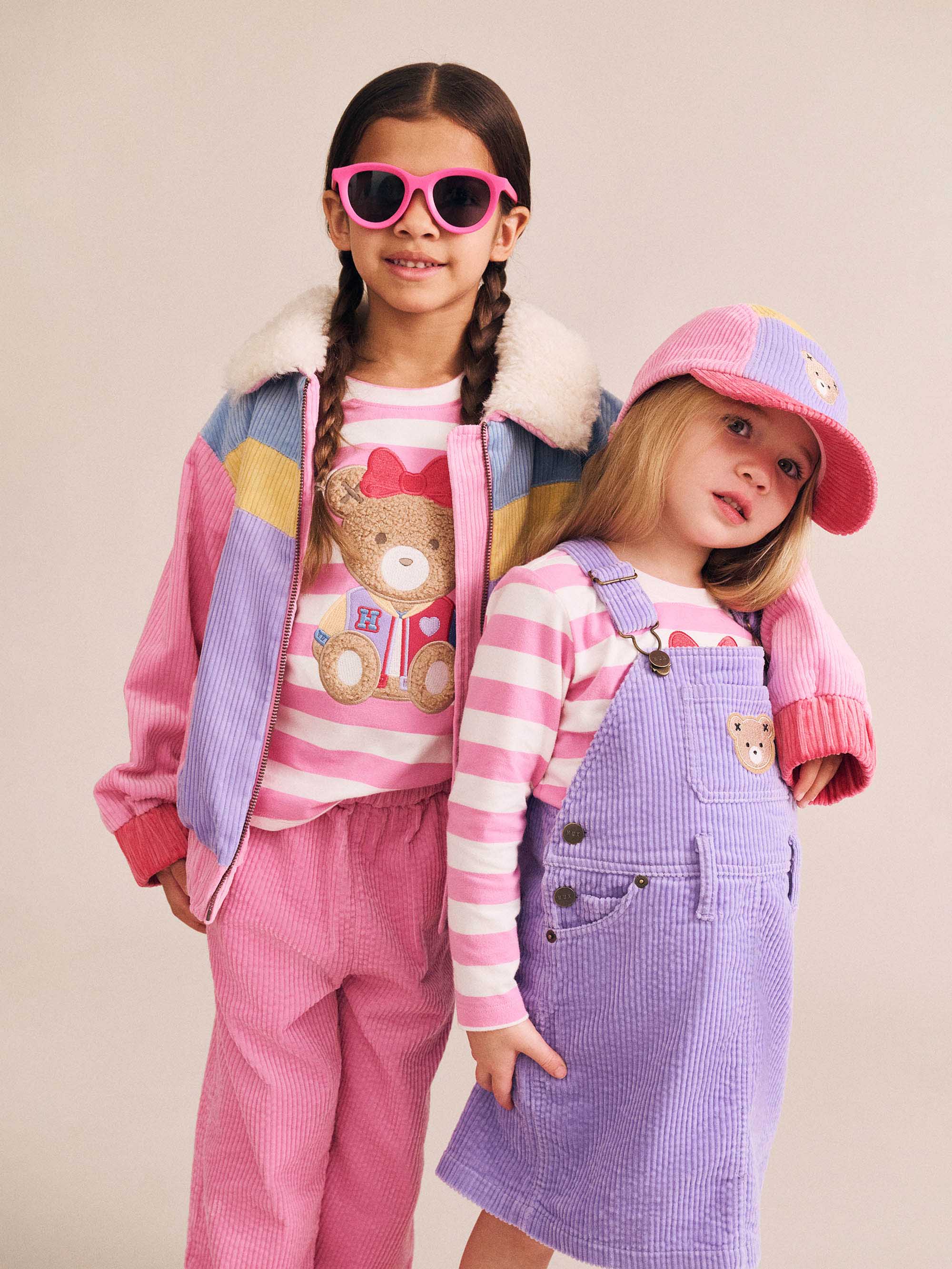 Varsity Huxette Stripe Top TOP LS Huxbaby