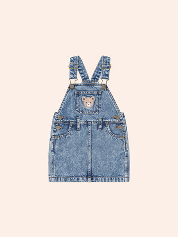 Dreamy Denim Pinafore DRESS Huxbaby