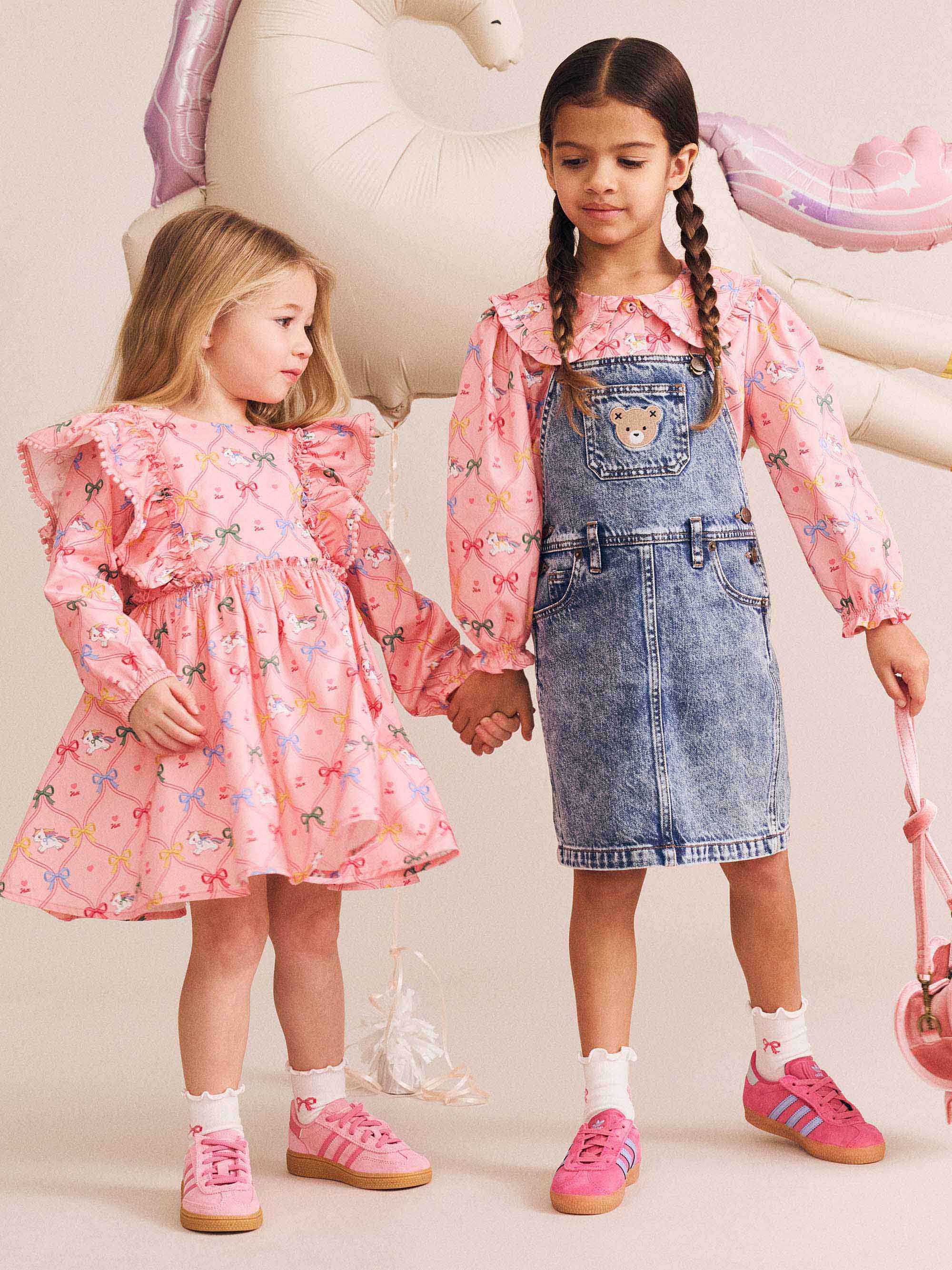 Dreamy Denim Pinafore DRESS Huxbaby