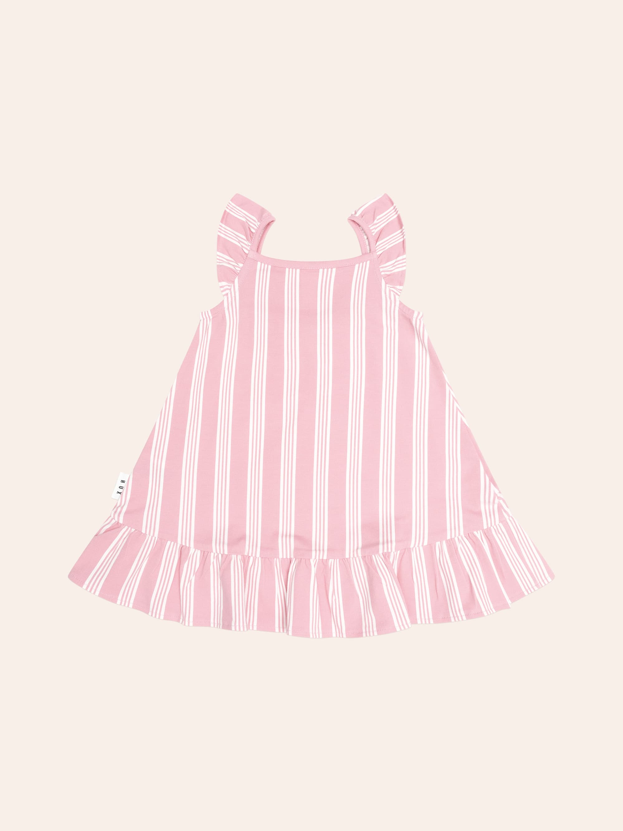 Floral Emb Stripe Dress DRESS Huxbaby Shopify